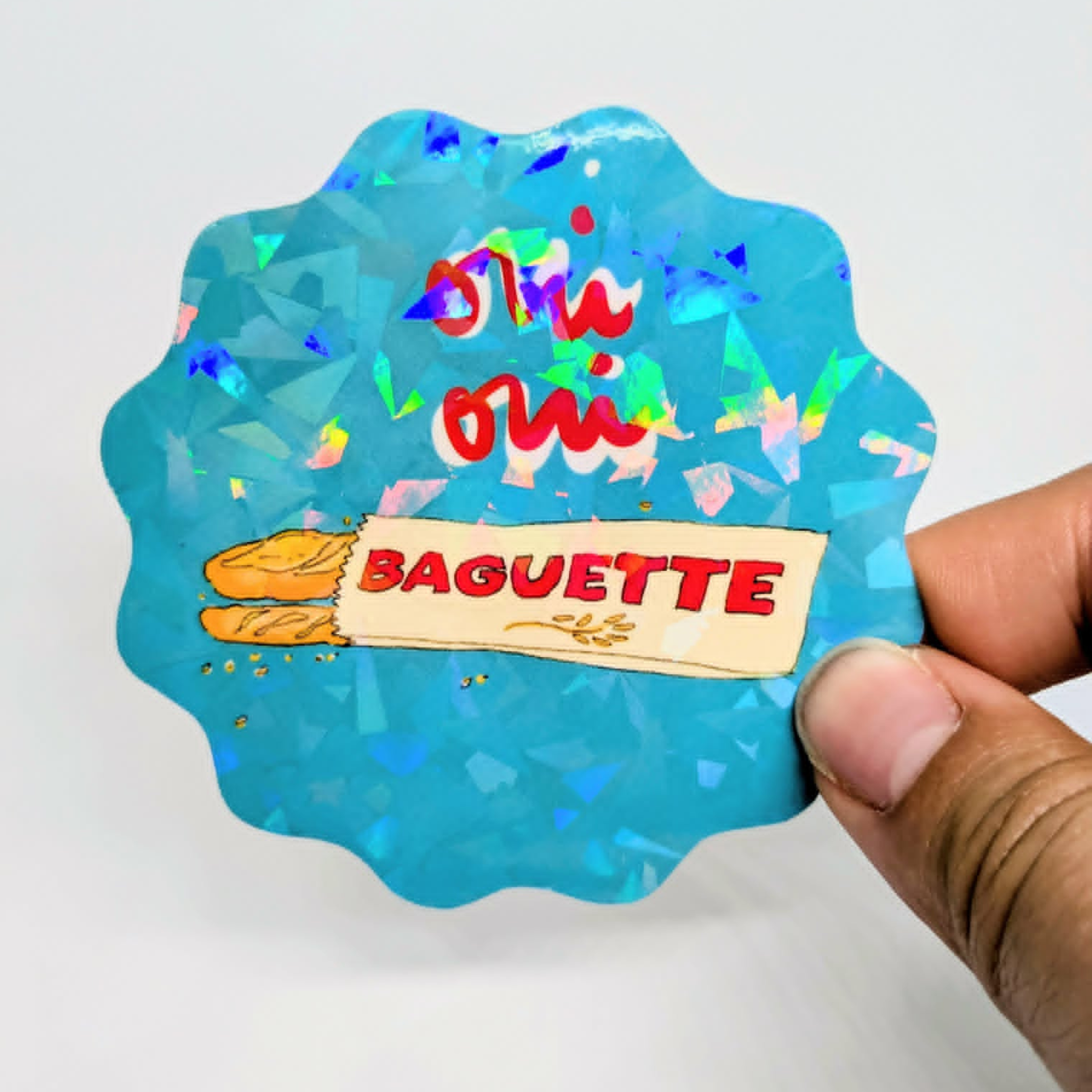 Sticker Oui oui baguette