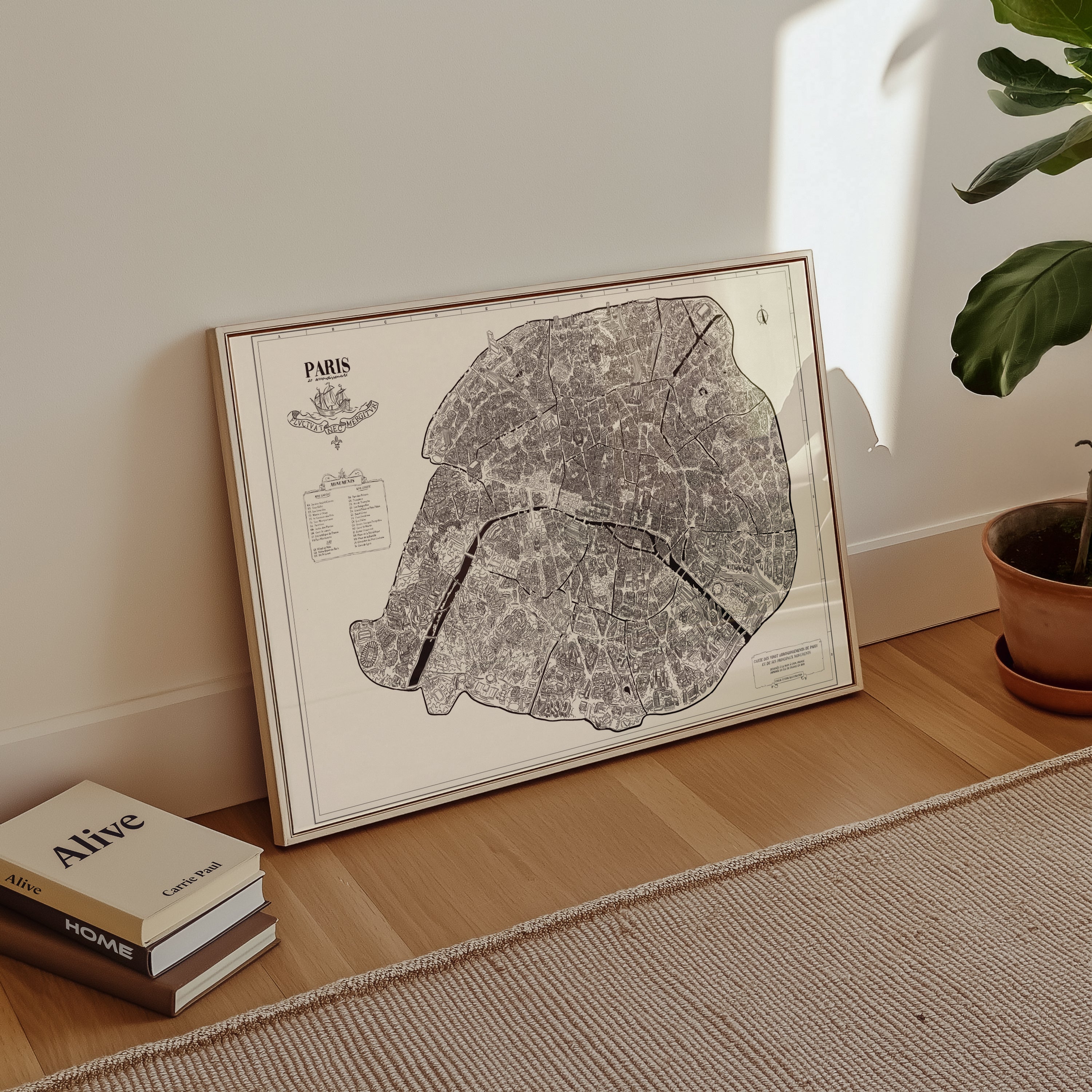Poster Plan de Paris