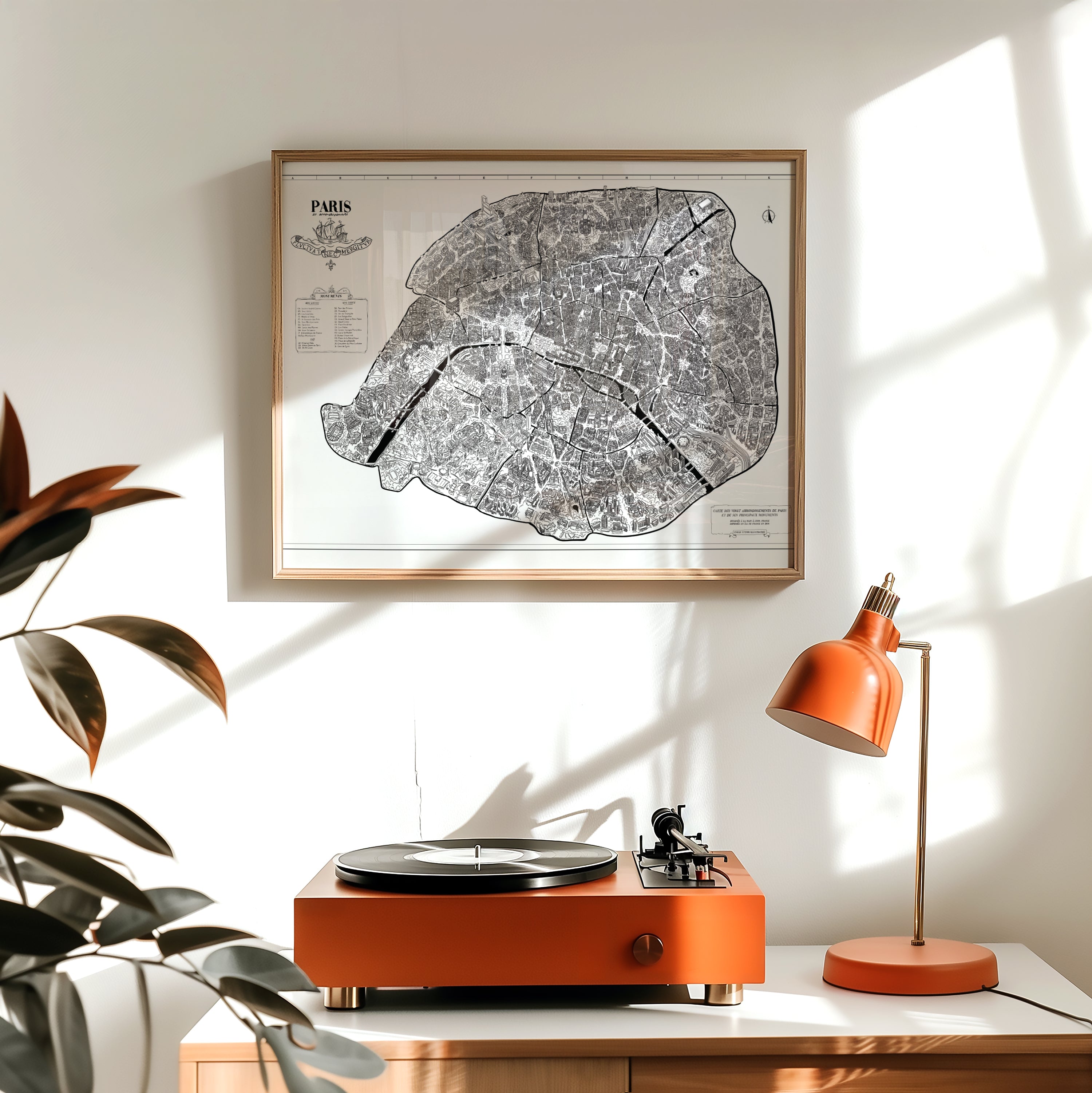 Poster Plan de Paris