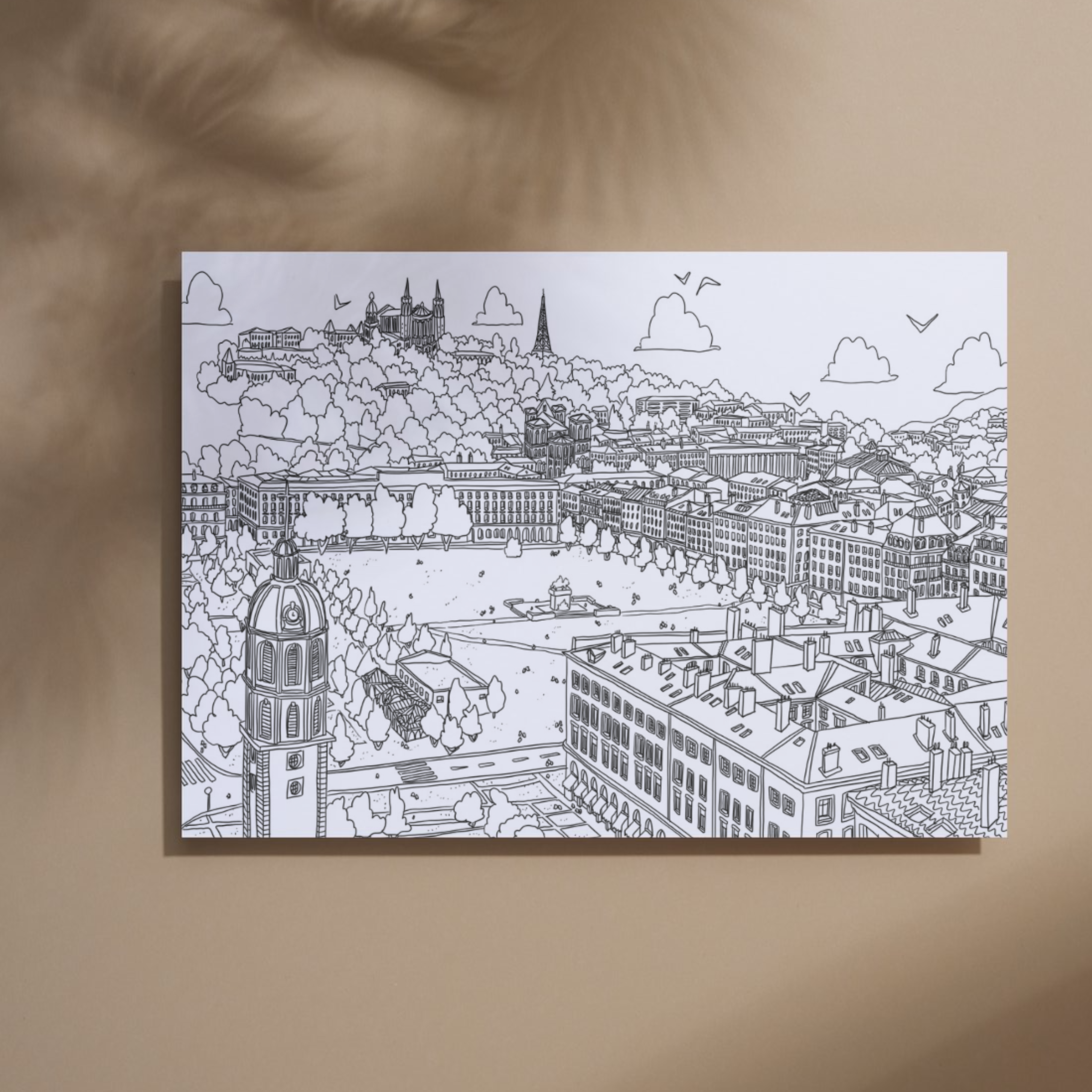 Bellecour à colorier