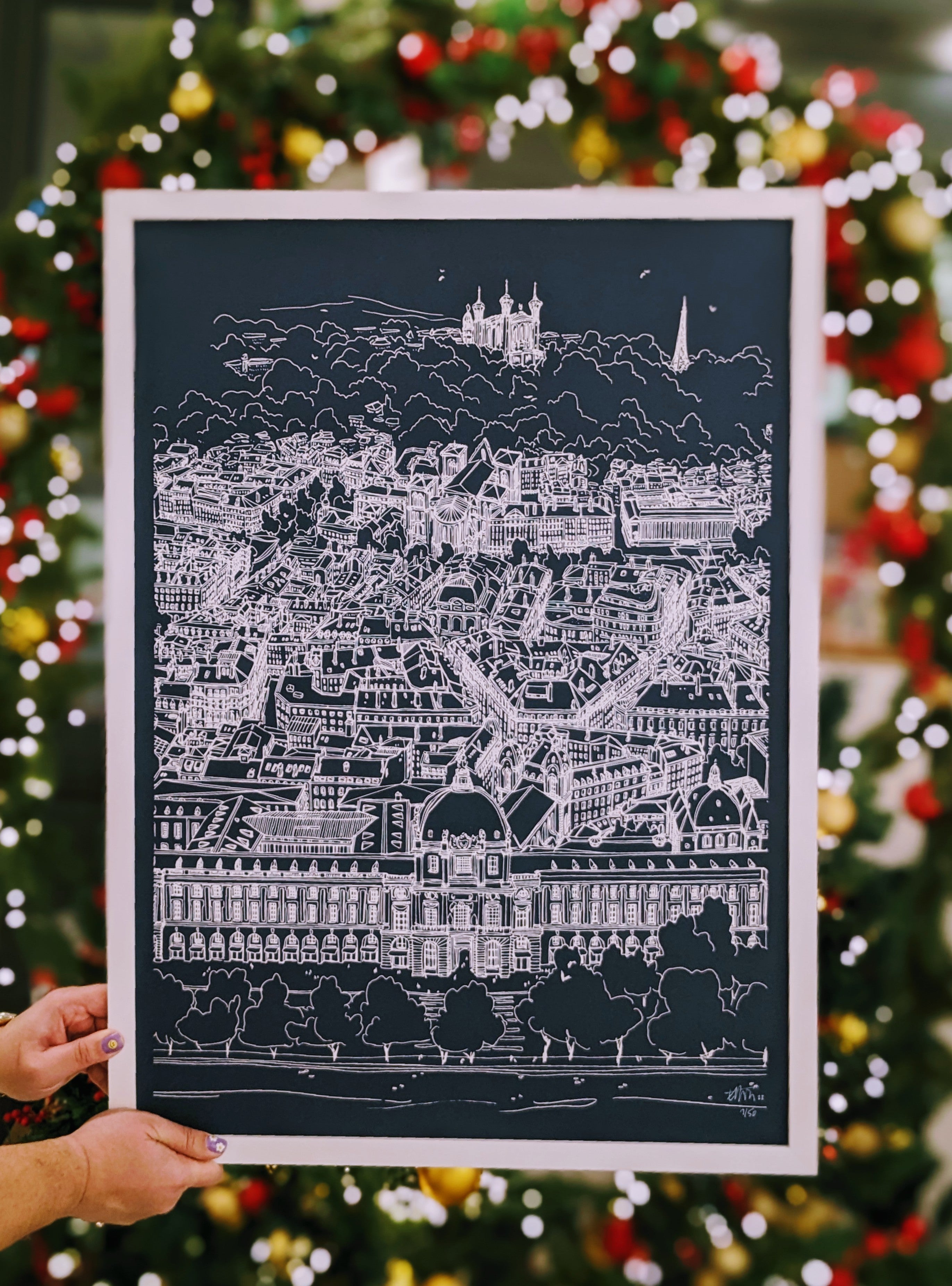 EDITION LIMITÉE Sérigraphie artisanale Presqu'île