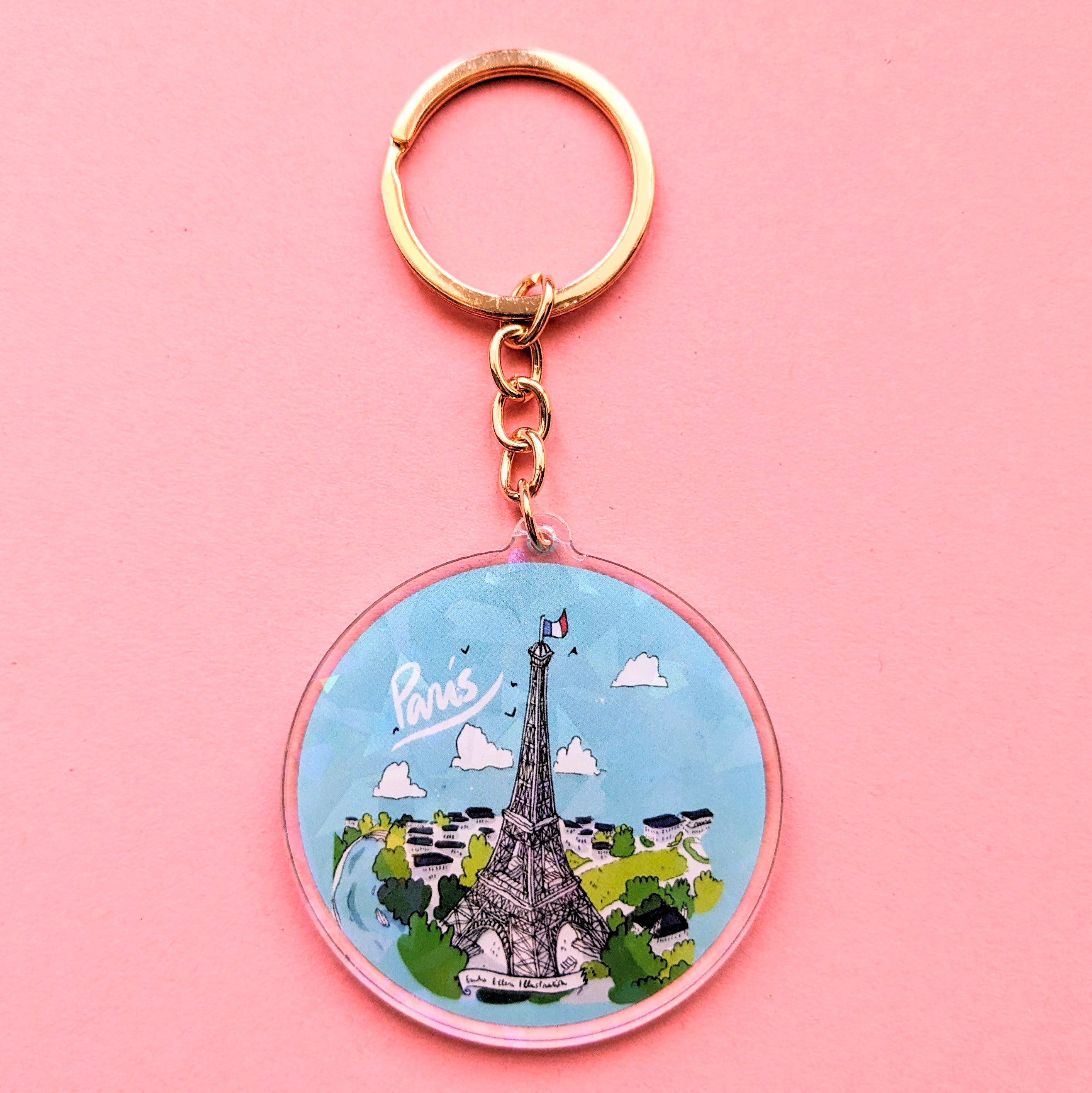 Porte-clé Tour Eiffel Pop