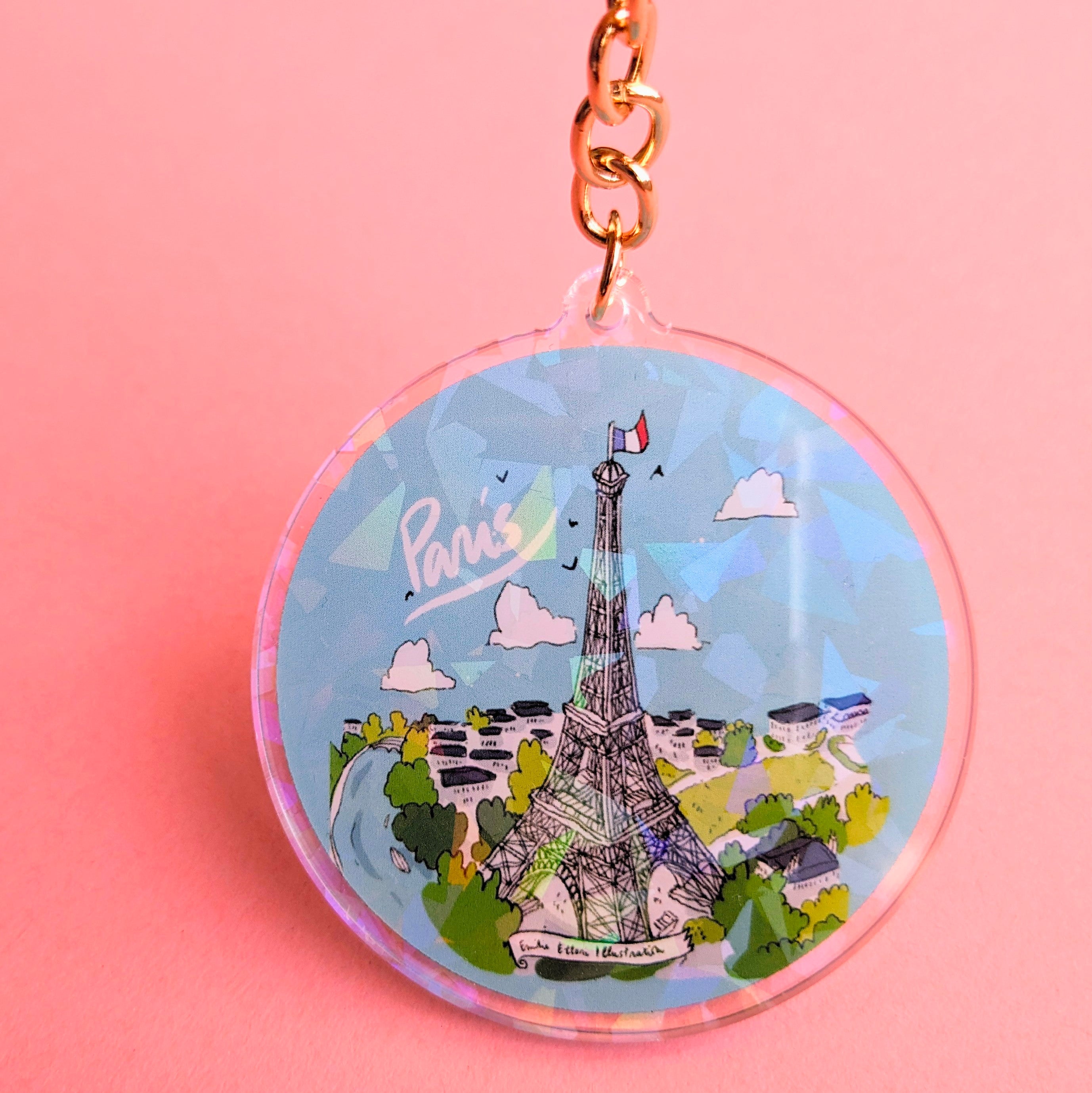 Porte-clé Tour Eiffel Pop