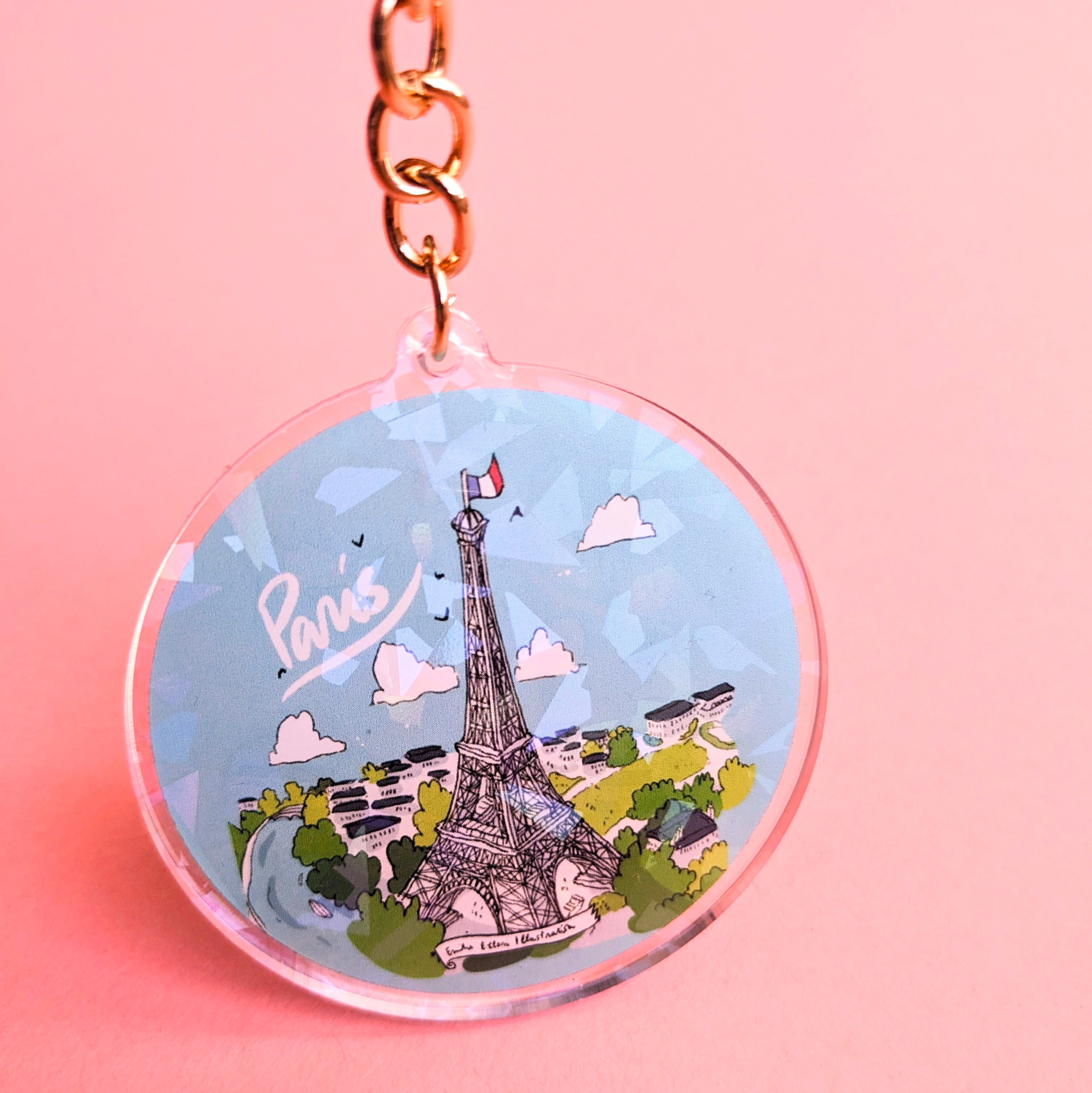 Porte-clé Tour Eiffel Pop