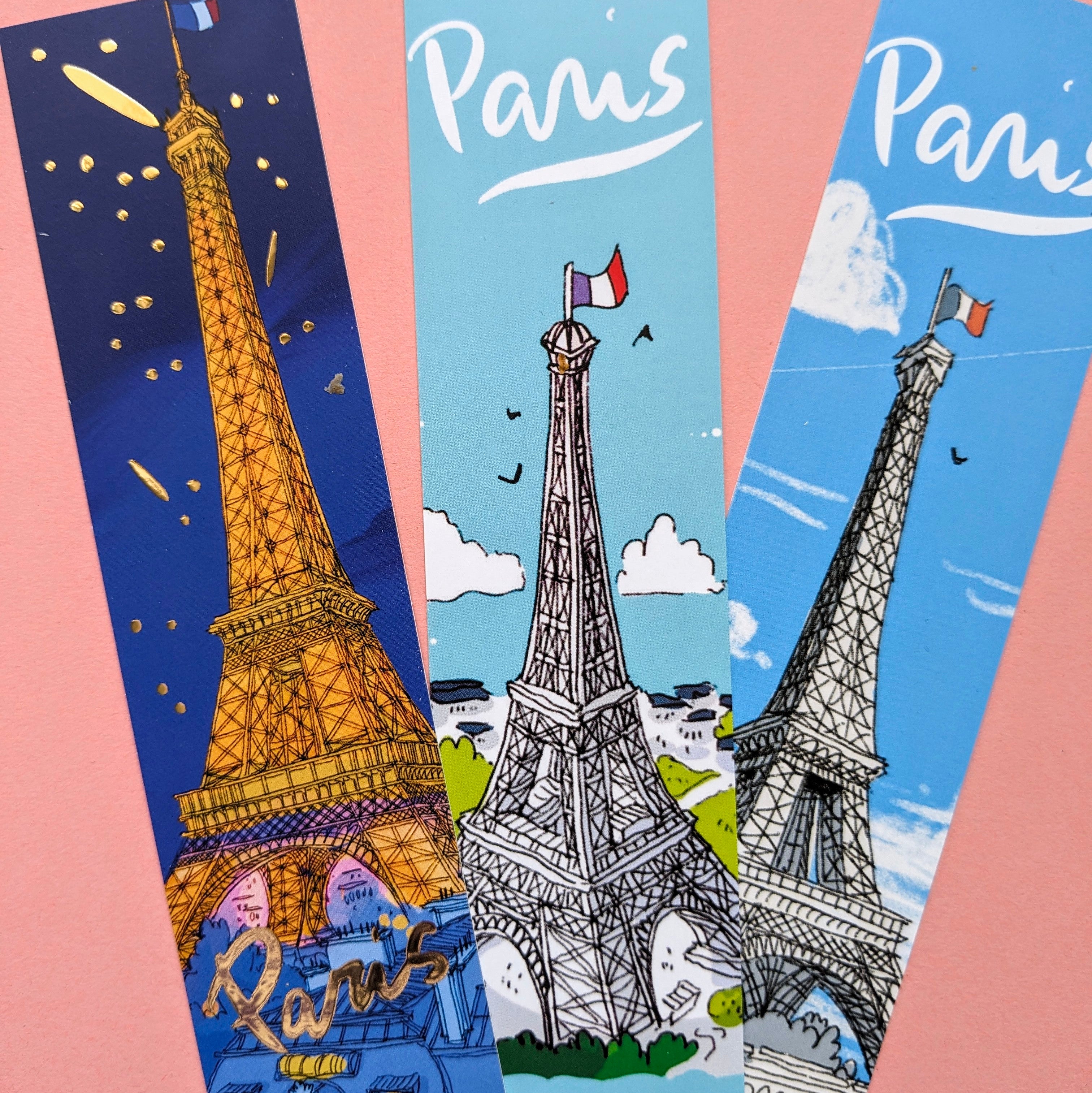 3 Marque-pages Paris