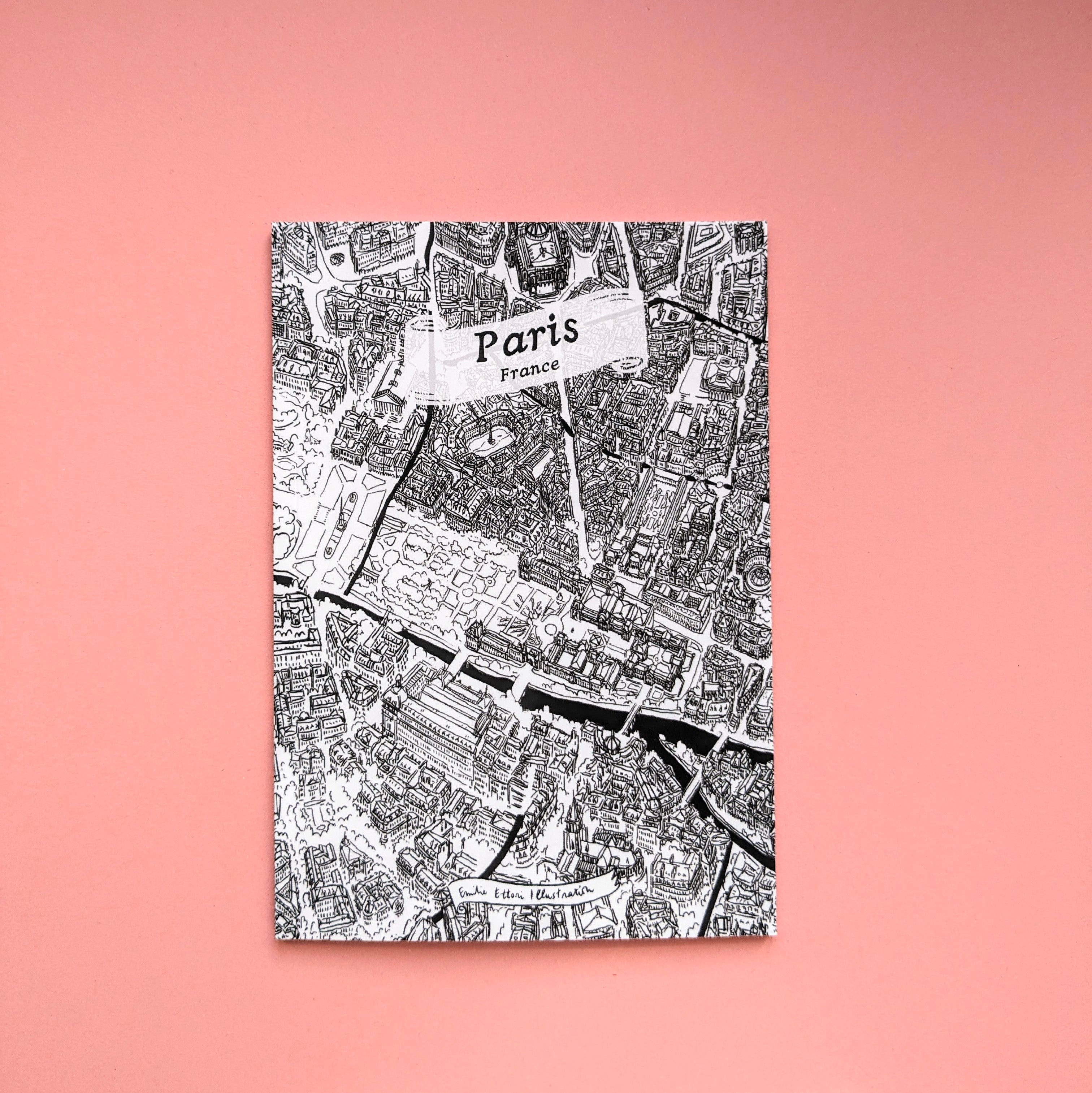 Mini carnet Plan de Paris