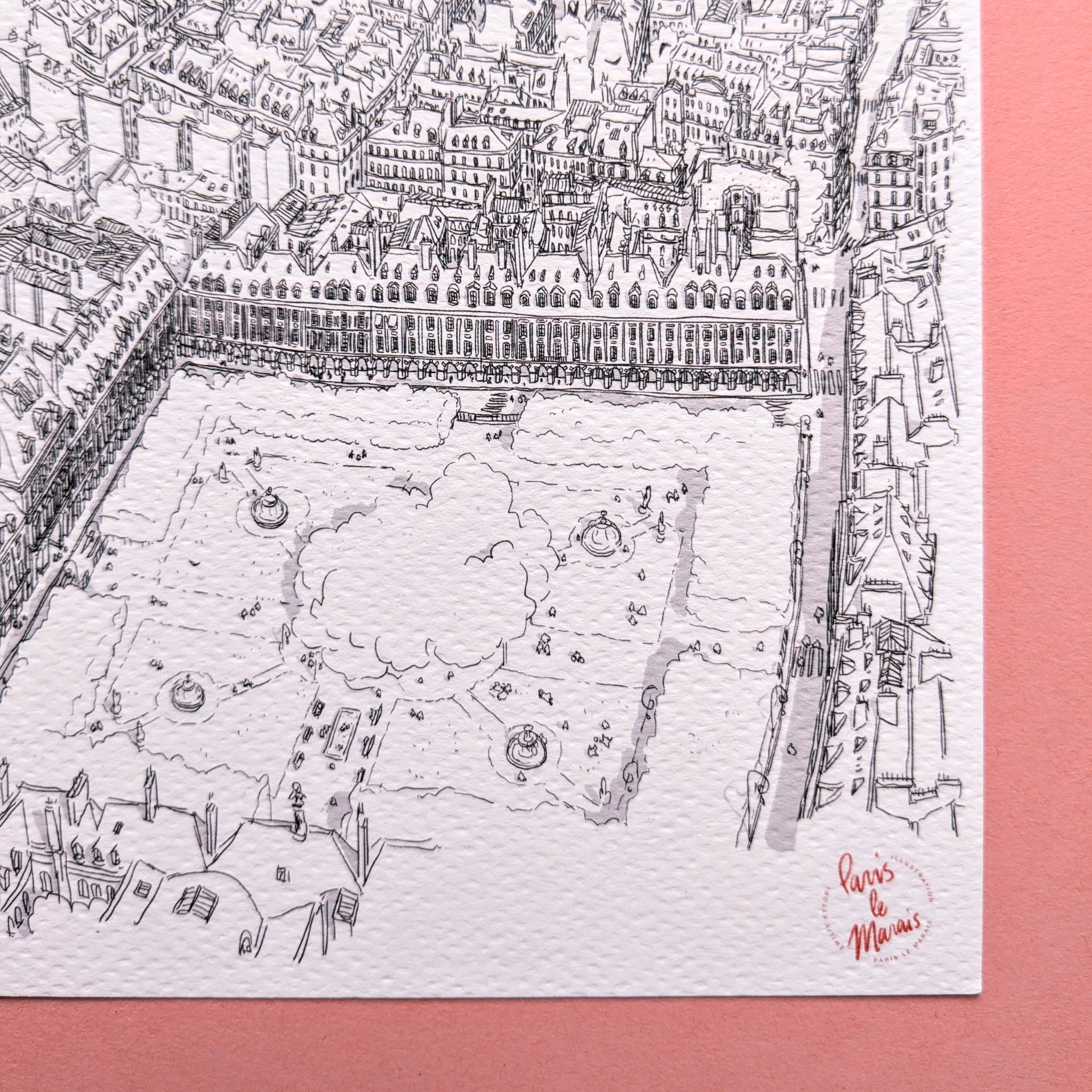 Affiche Place des Vosges