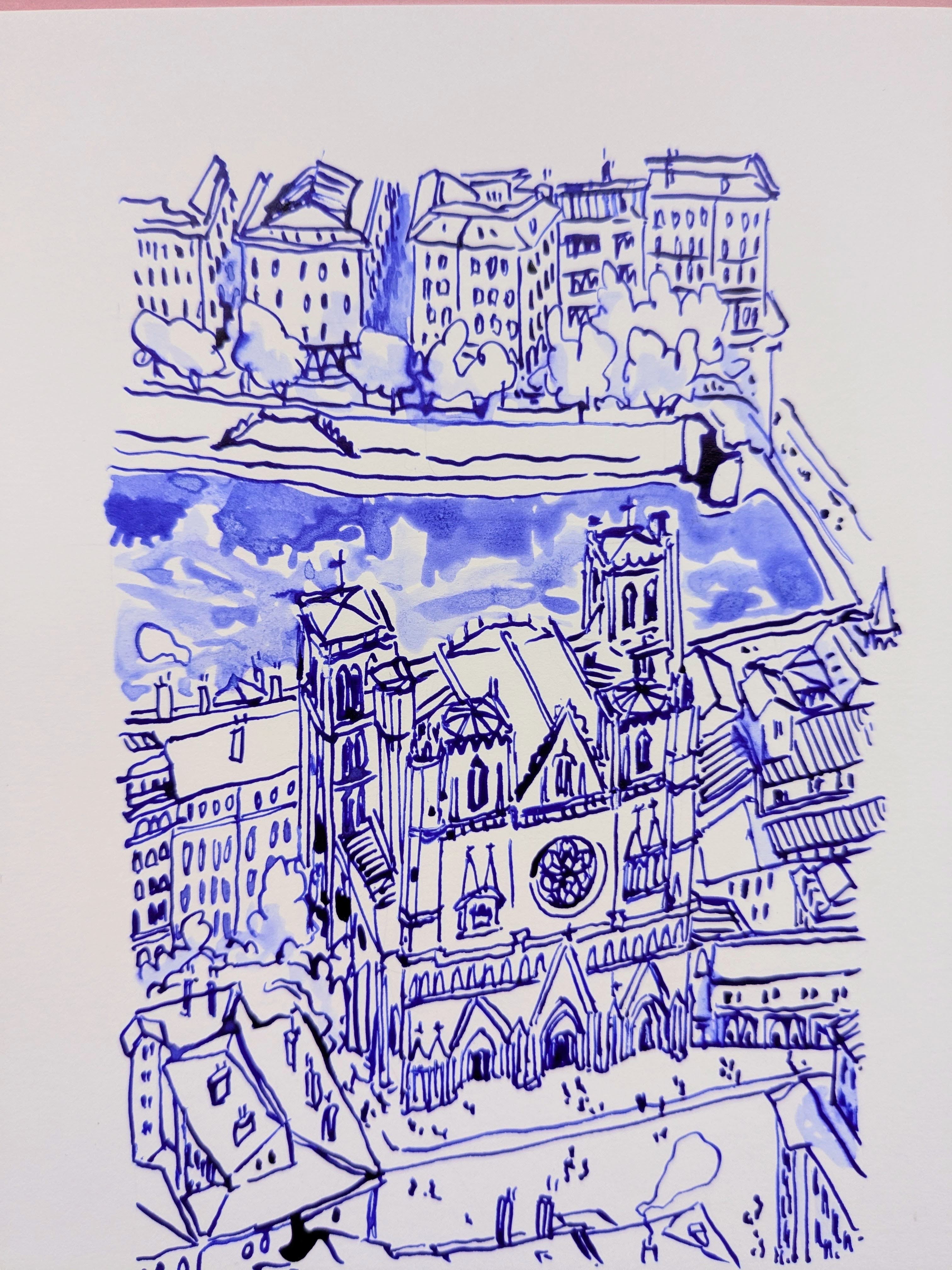 Original ! Cathédrale St Jean - Bleu