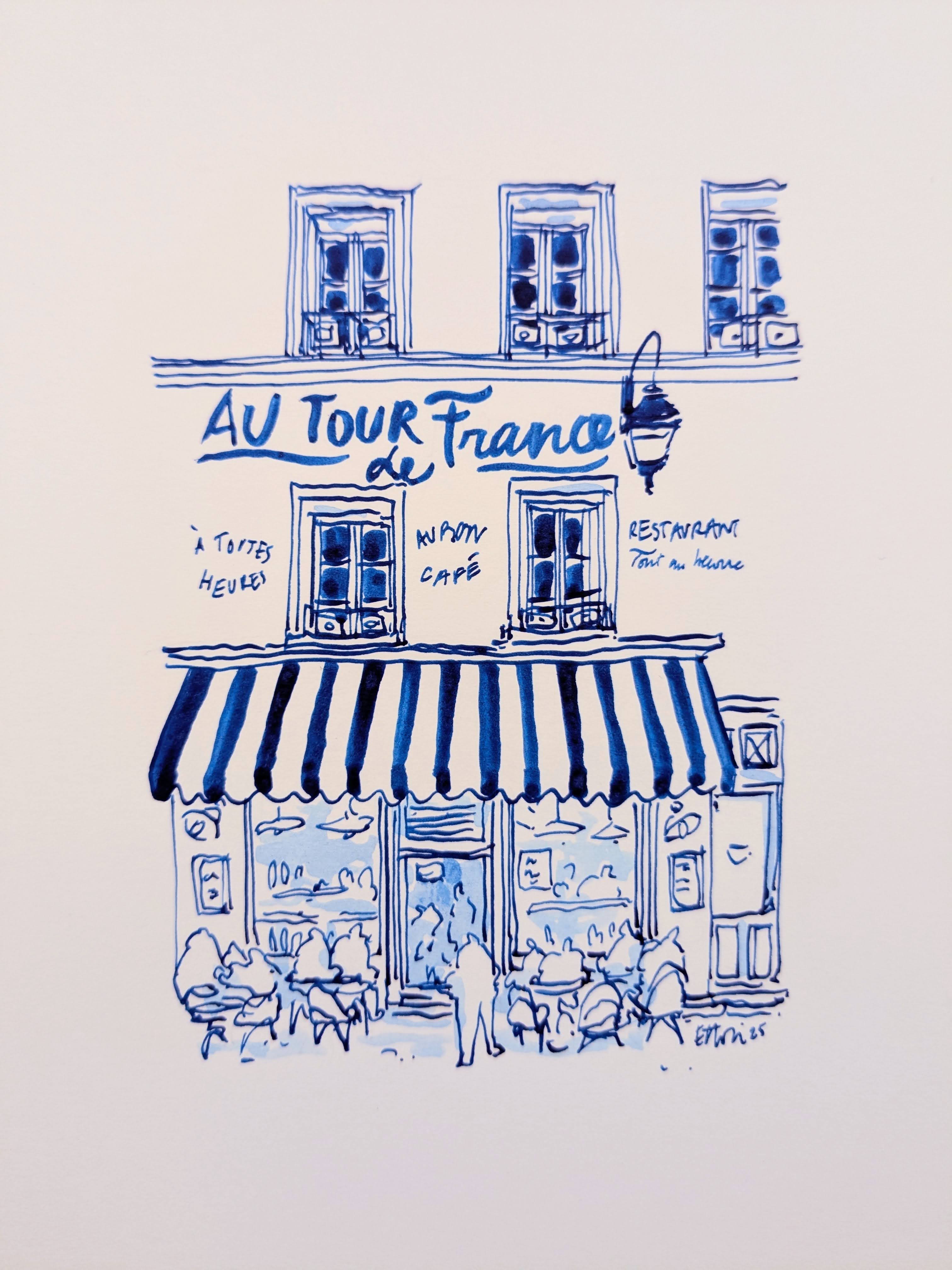 Original ! Au Tour de France - Bleu