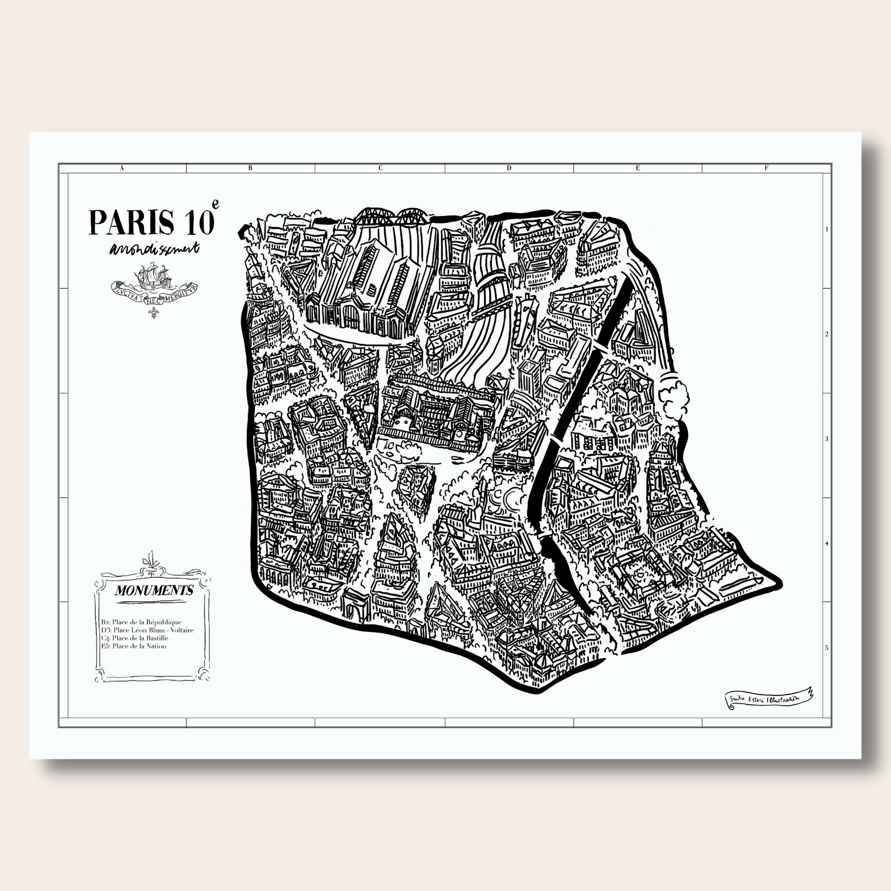 Affiche Paris 10ème