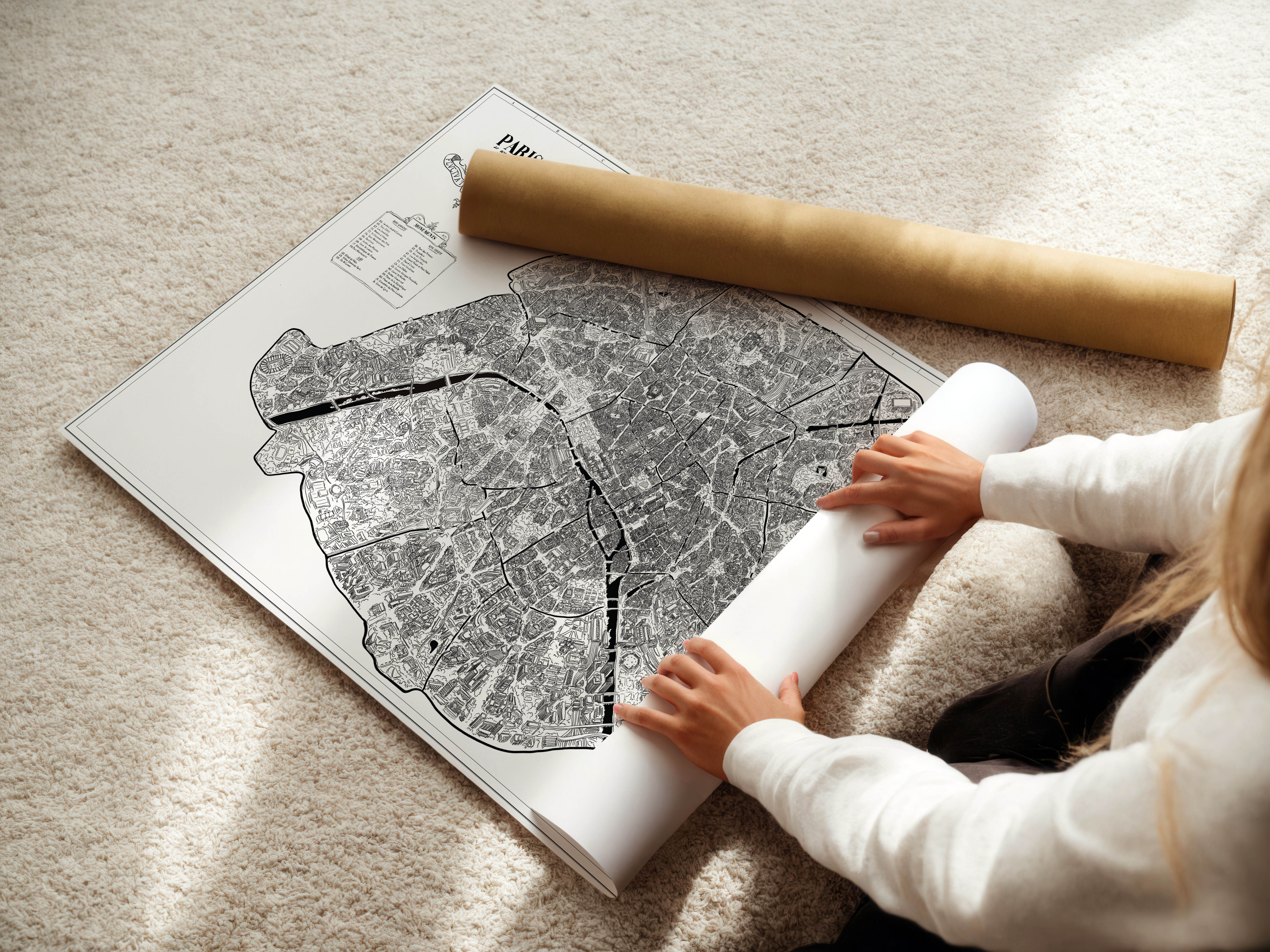 Poster Plan de Paris