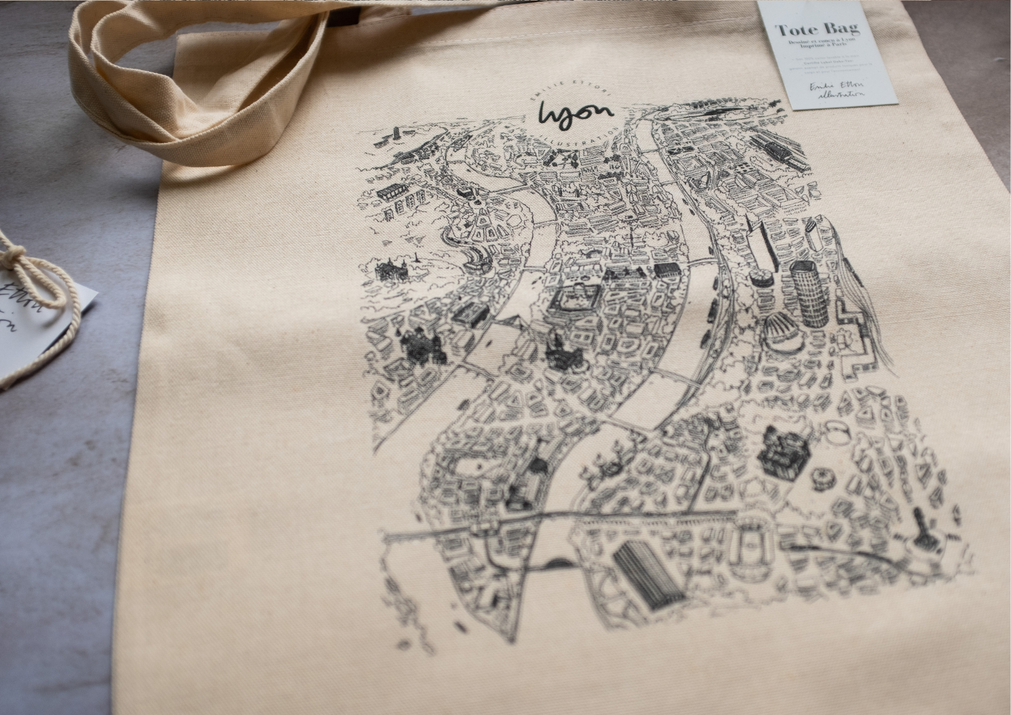 Tote bag des 9 arrondissements