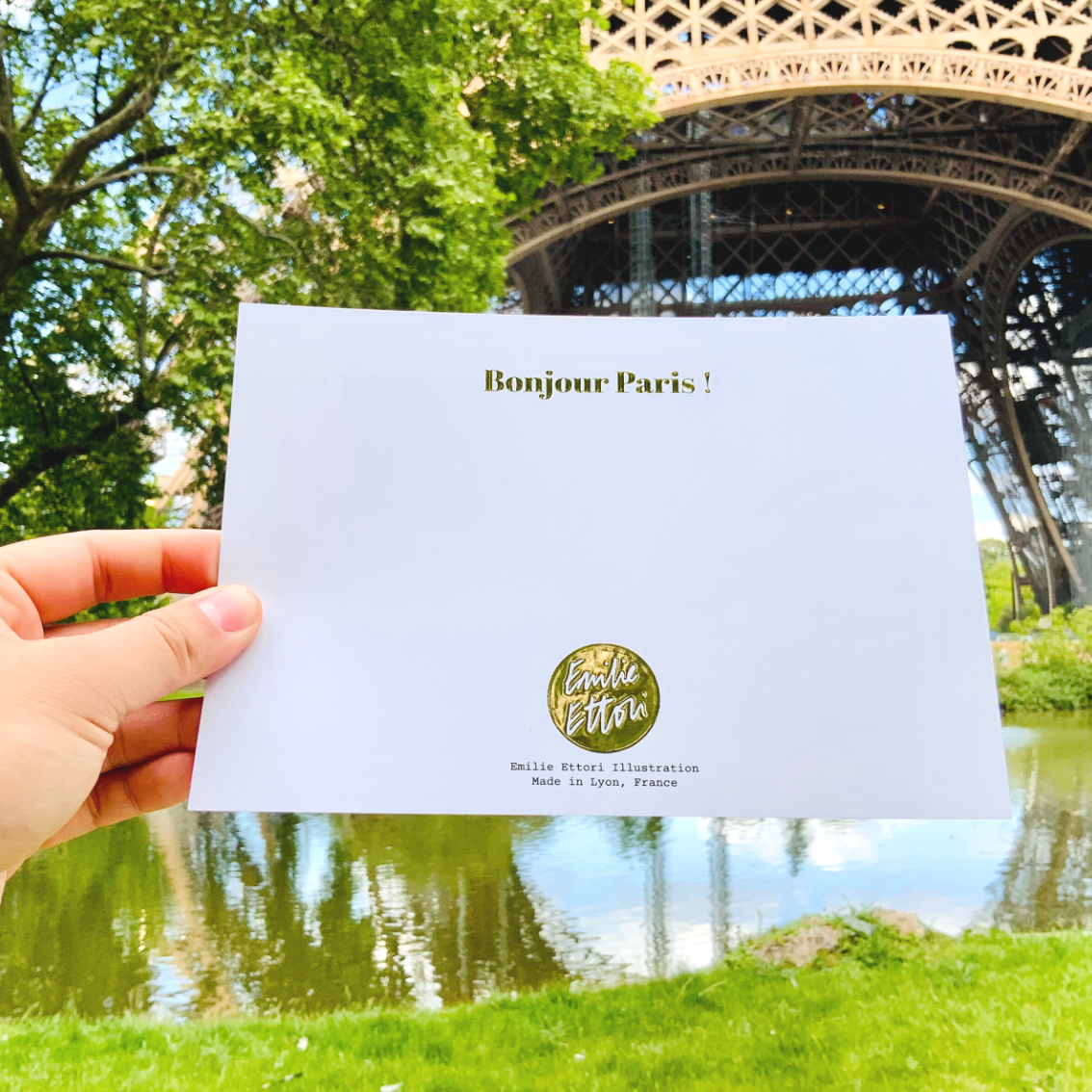 Tour Eiffel bleu blanc rouge