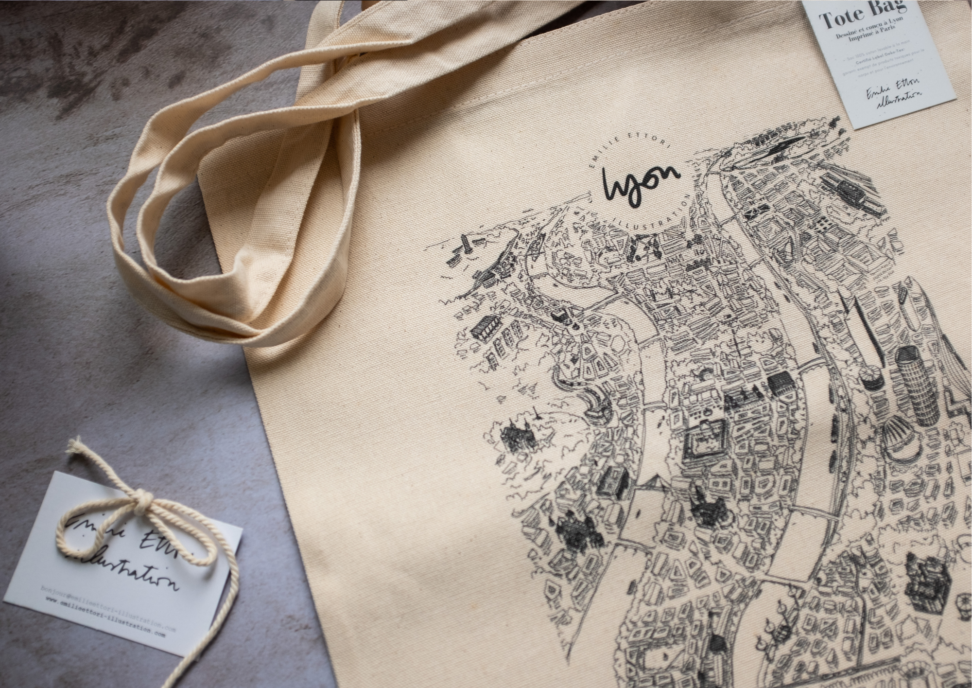 Tote bag des 9 arrondissements