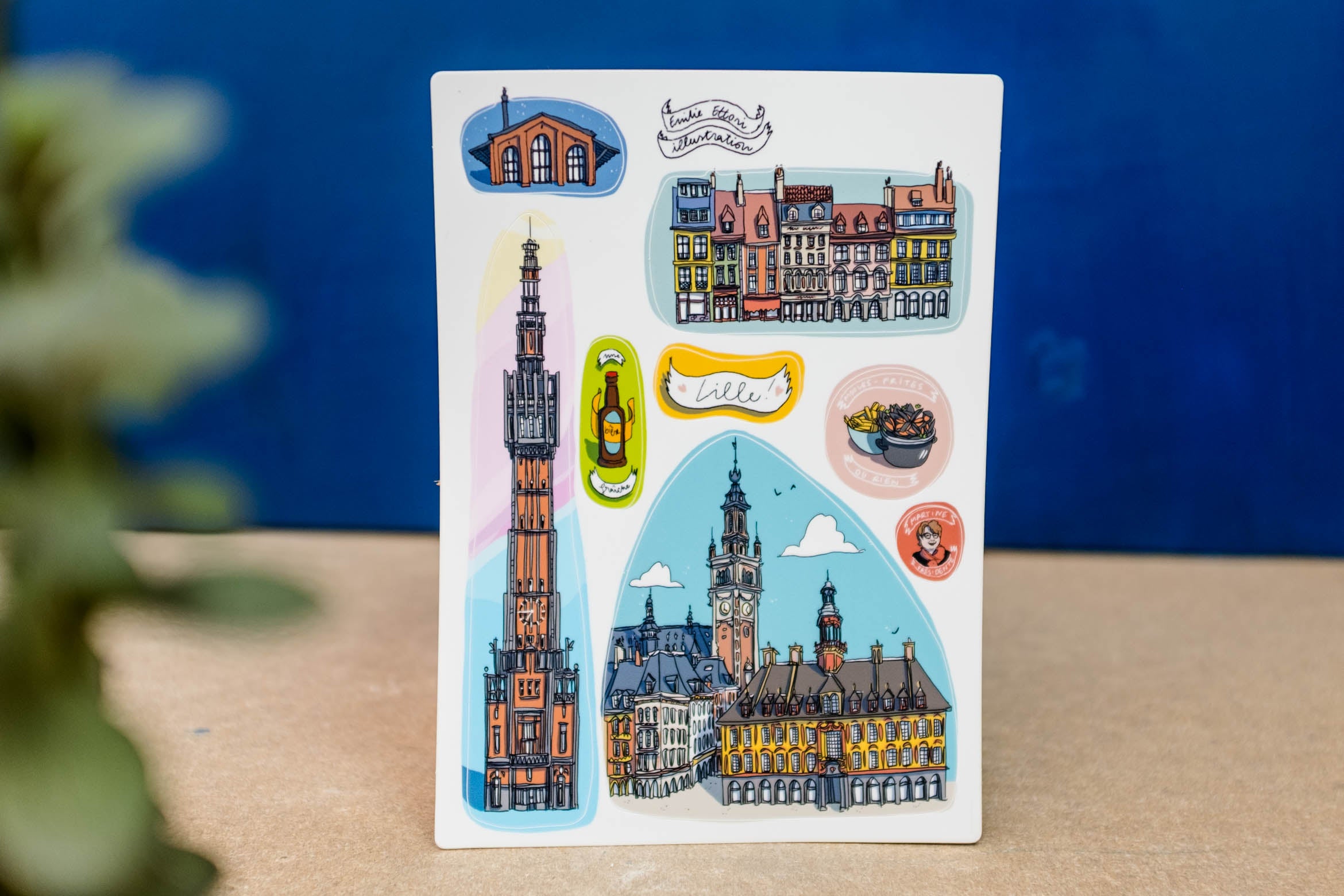 Planche de stickers LILLE !