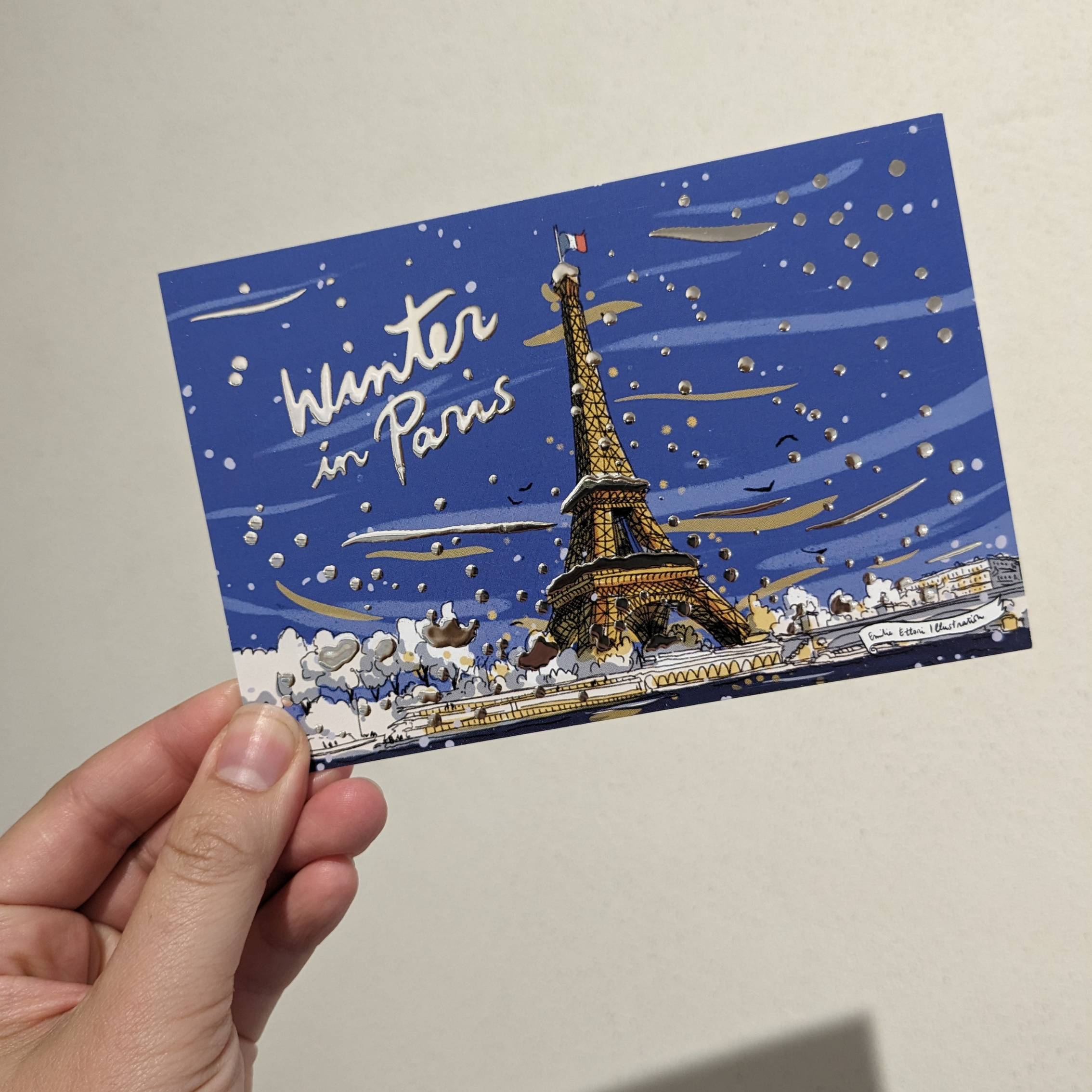 Tour Eiffel sous la neige