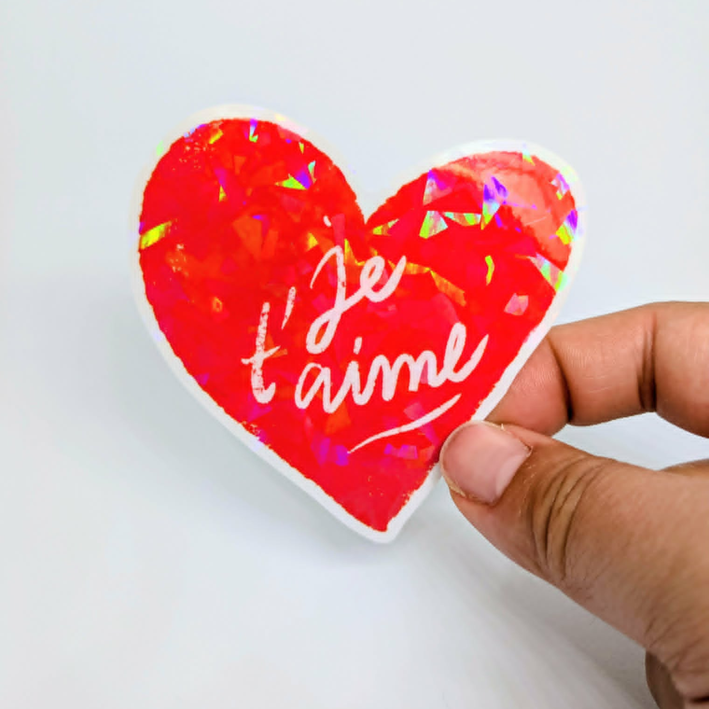 Sticker Je t'aime coeur