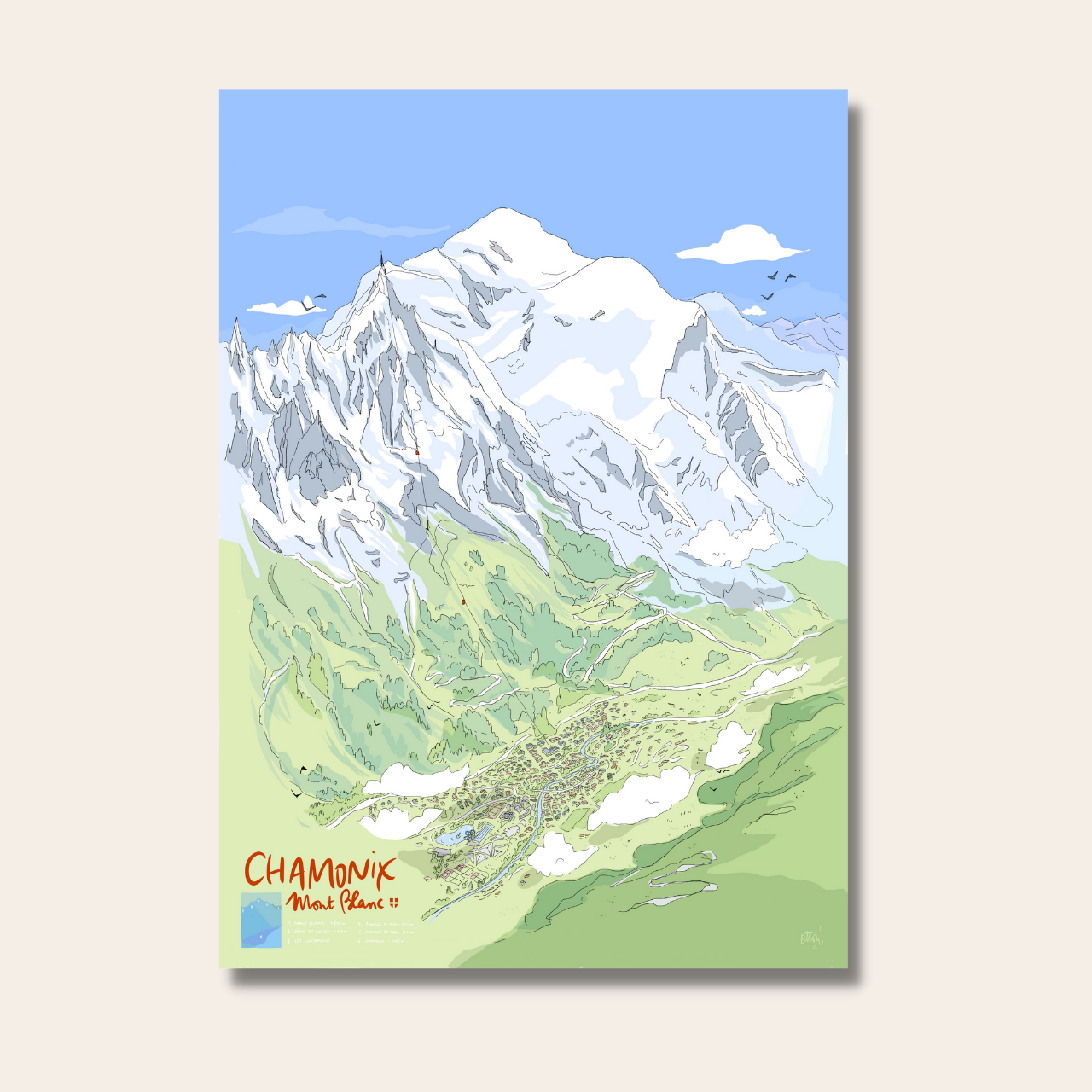 Poster Chamonix