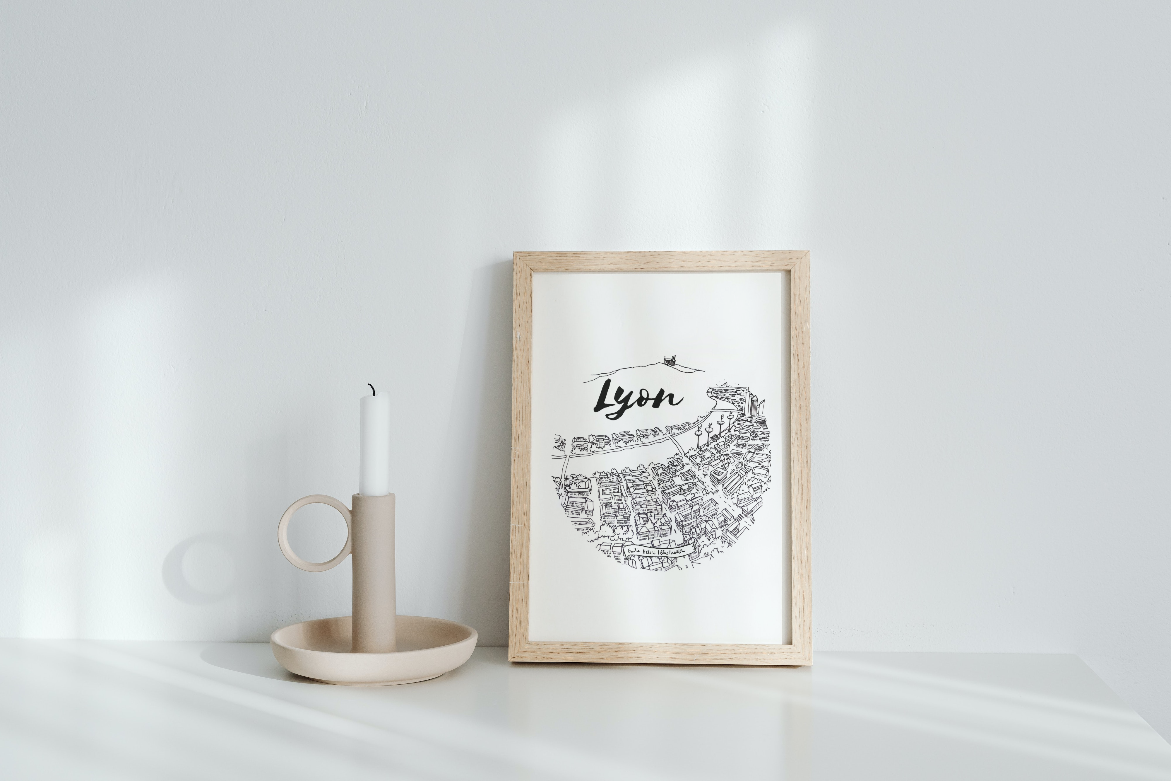 Cadre bois affiche 21x29,7cm