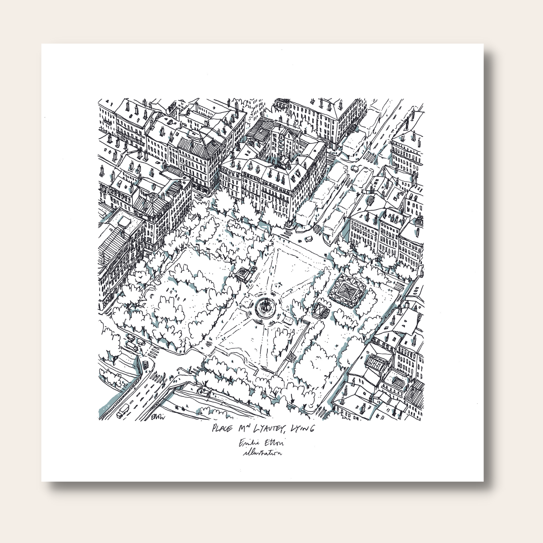 4 places carrées de Lyon