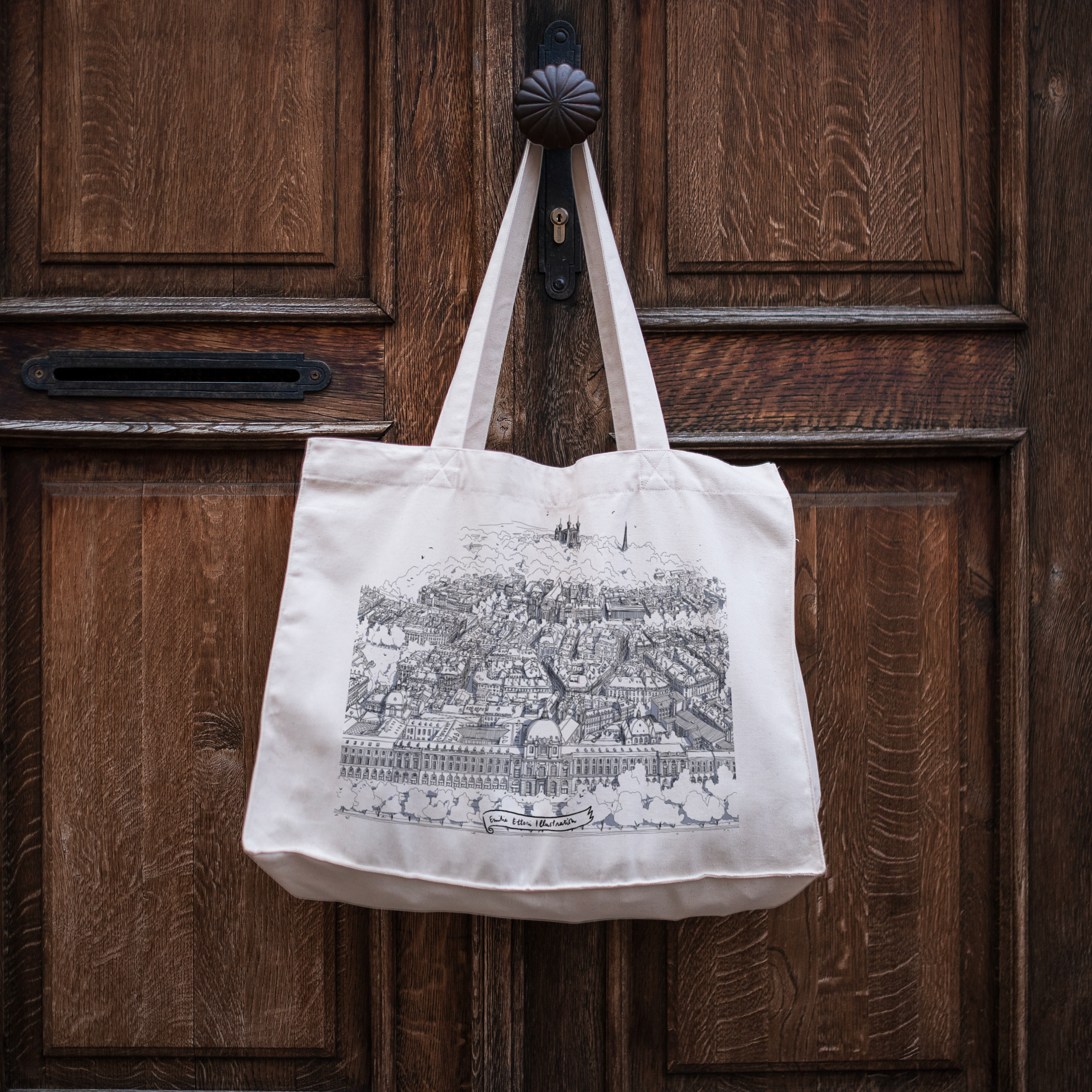 Grand Tote-bag Panoramique de Lyon
