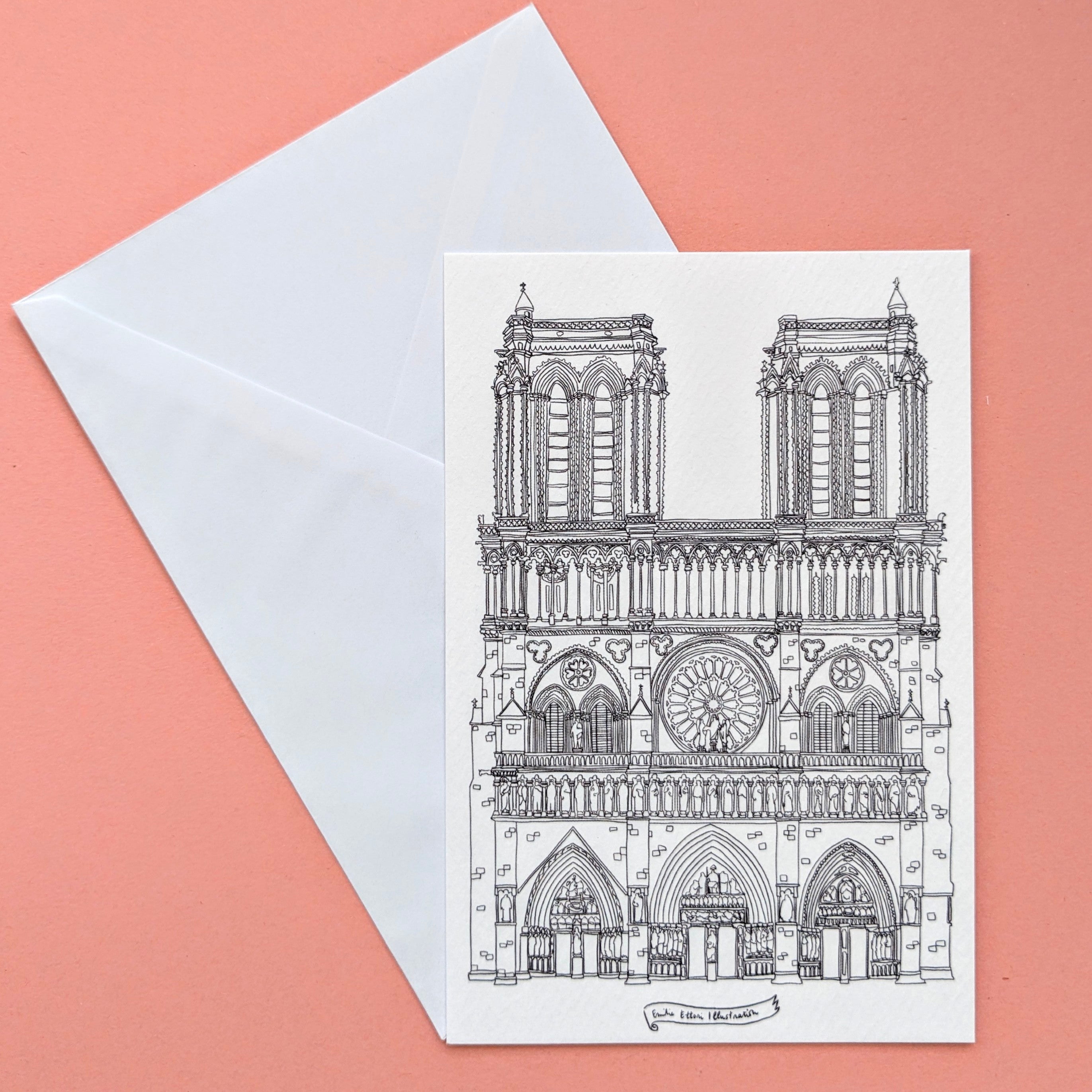 Façade Notre Dame de Paris