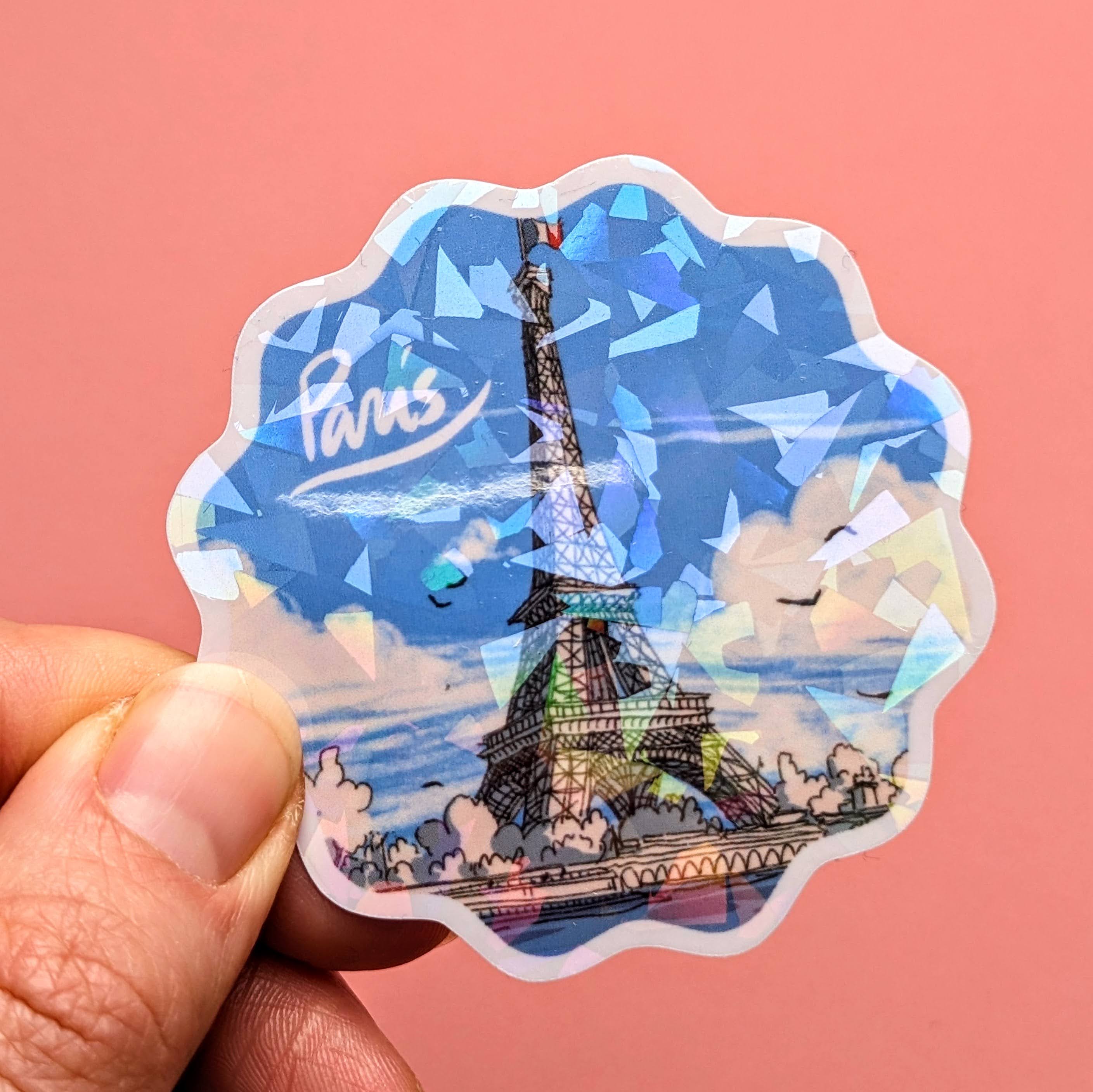 Sticker Tour Eiffel bords de Seine