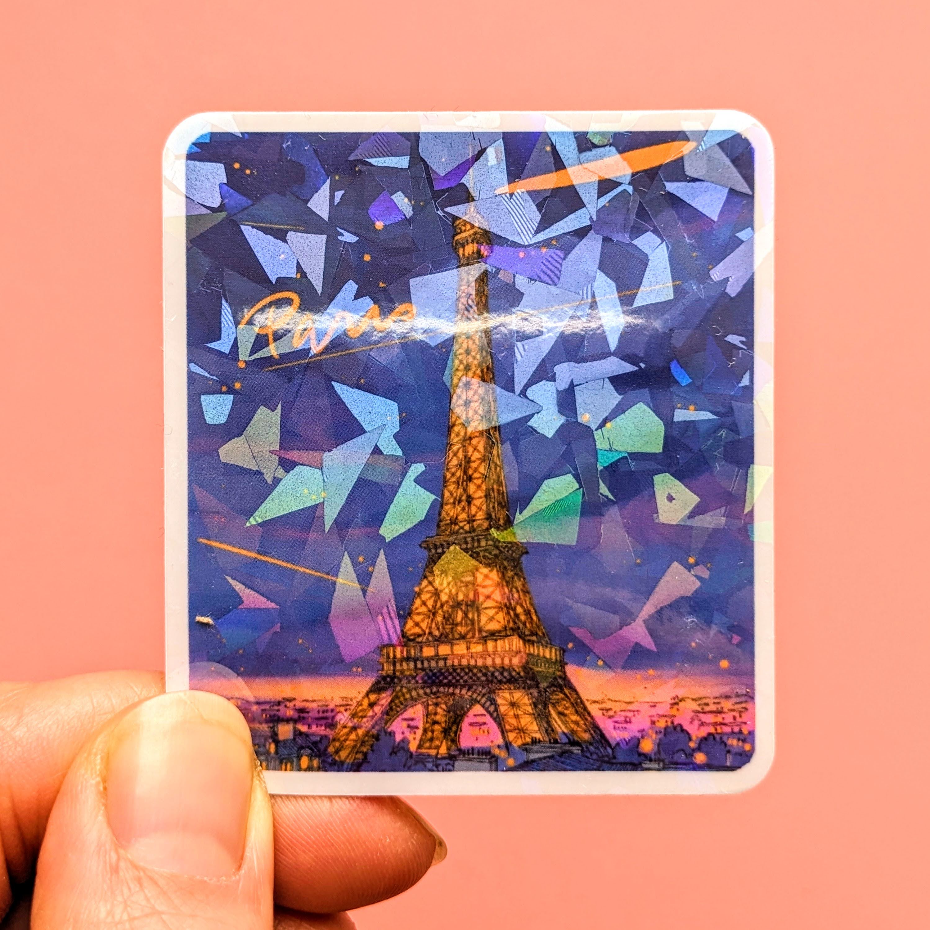 Sticker Tour Eiffel de nuit