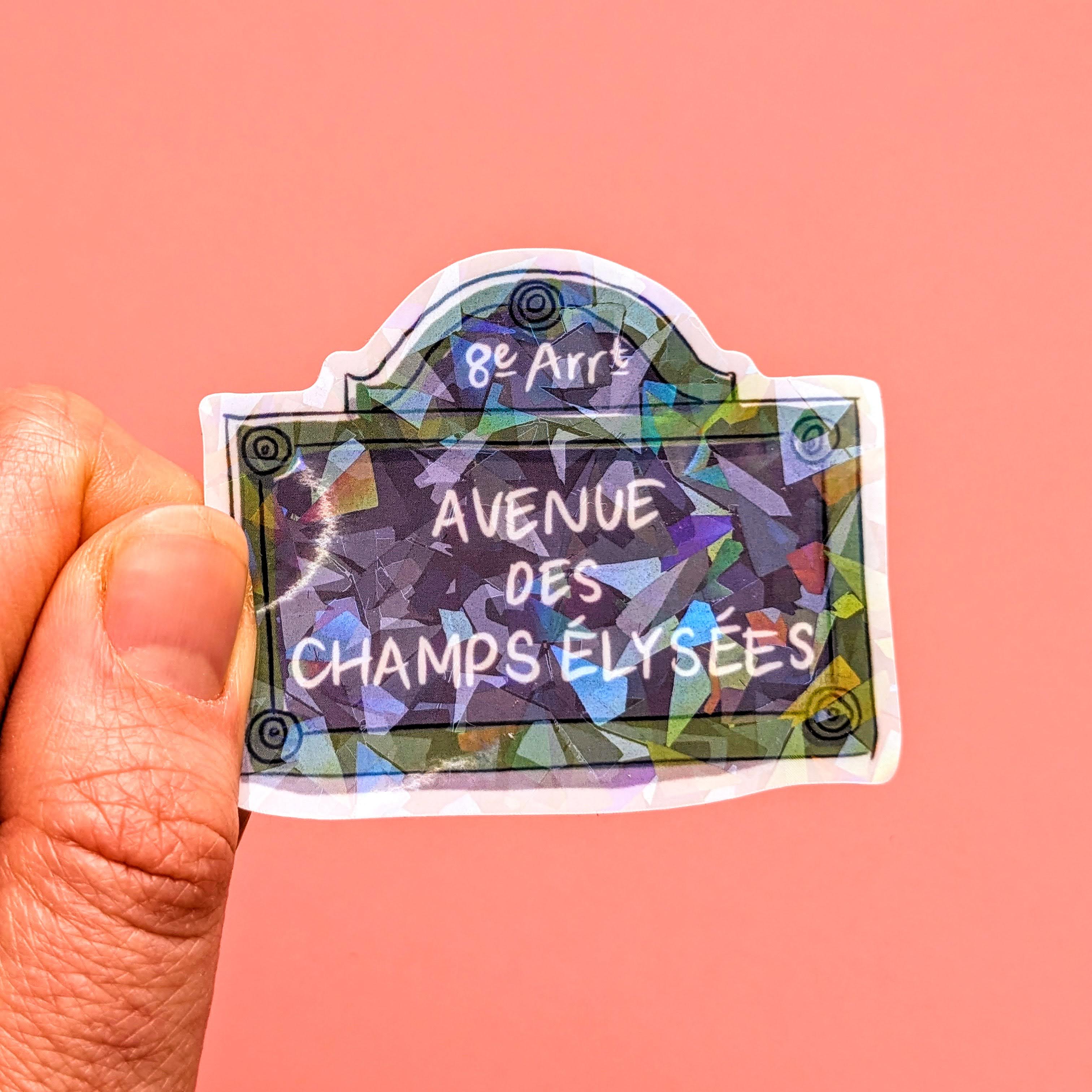 Sticker Avenue des Champs Elysées