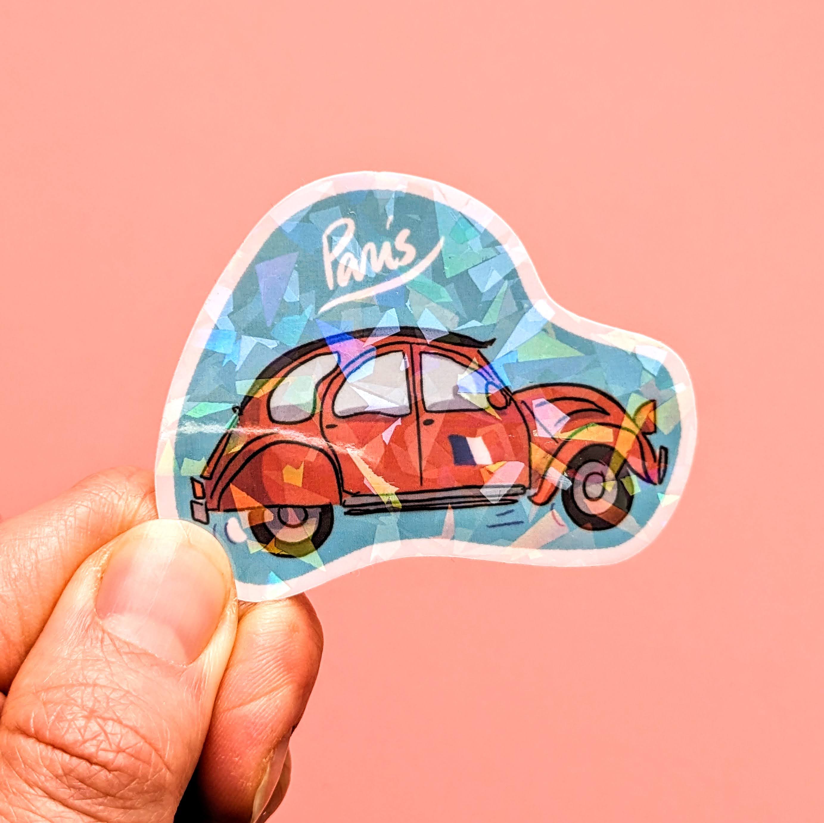 Sticker voiture 2 CV