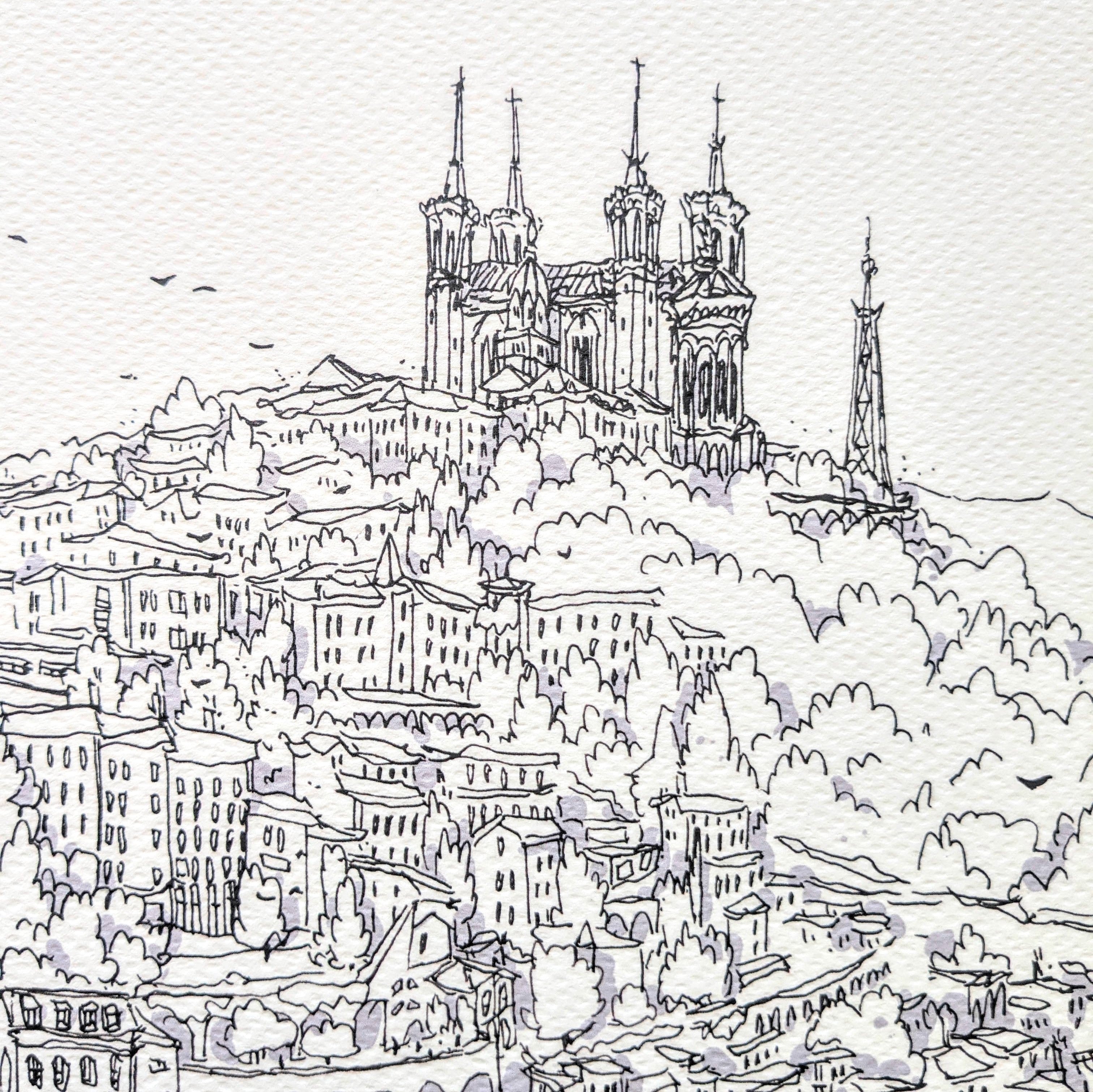 Saint Georges version noir et blanc