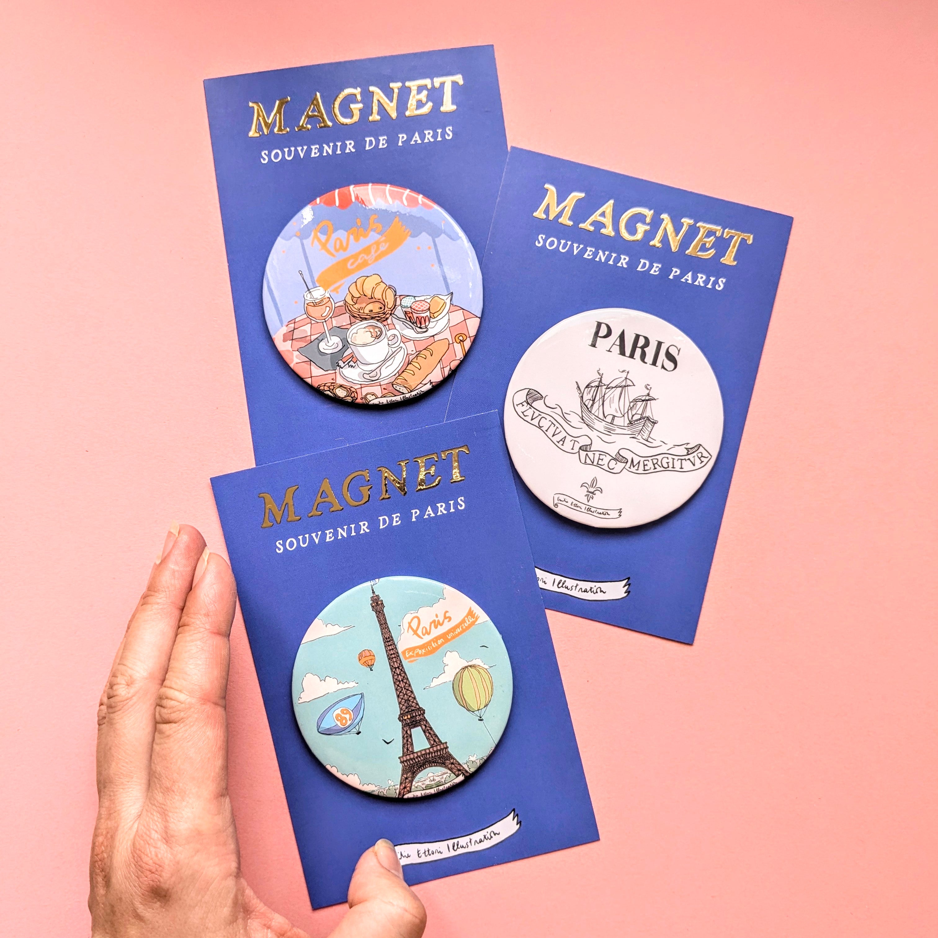 Magnet Tour Eiffel couleurs