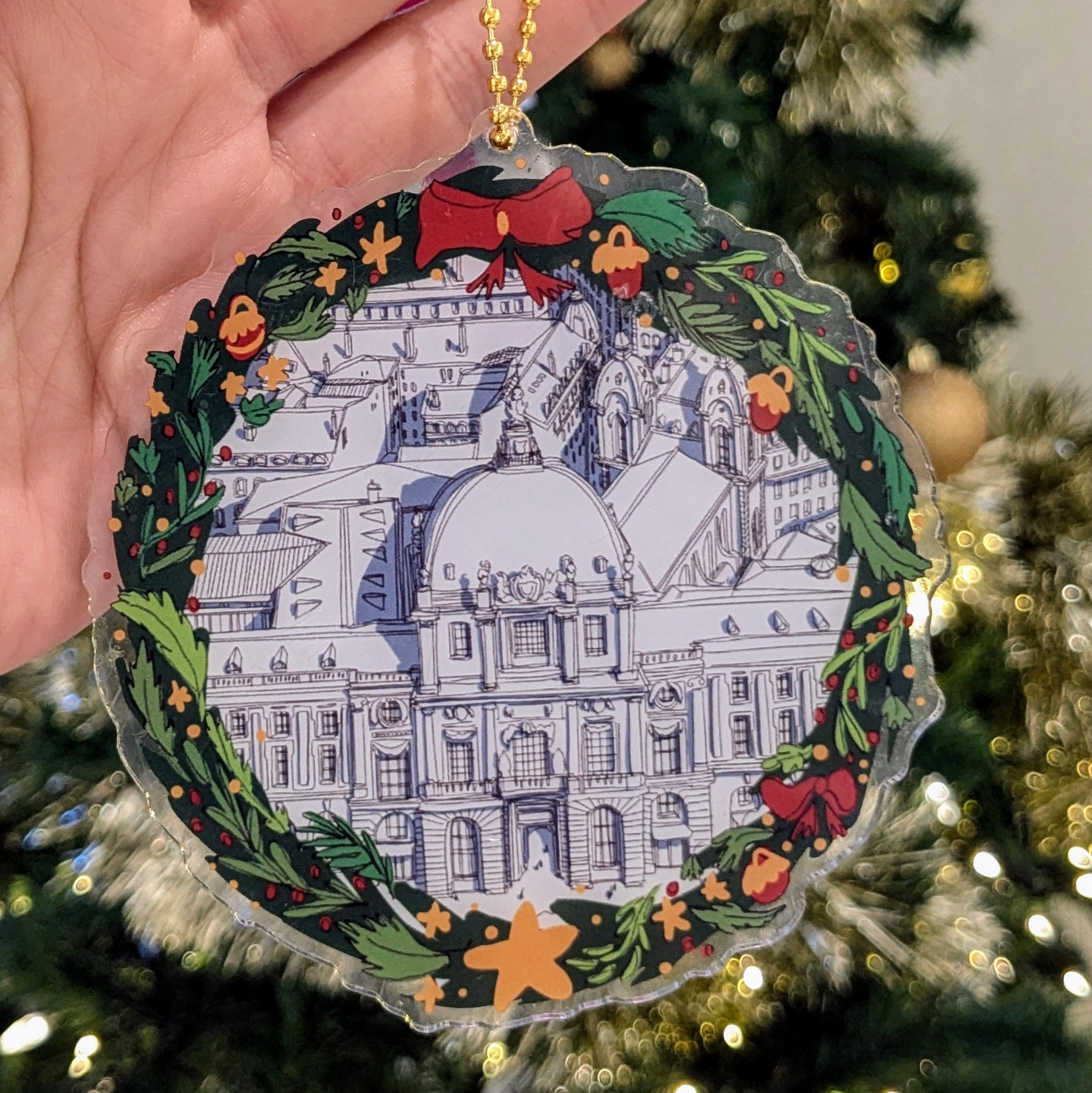 Ornement de sapin Grand Hôtel Dieu