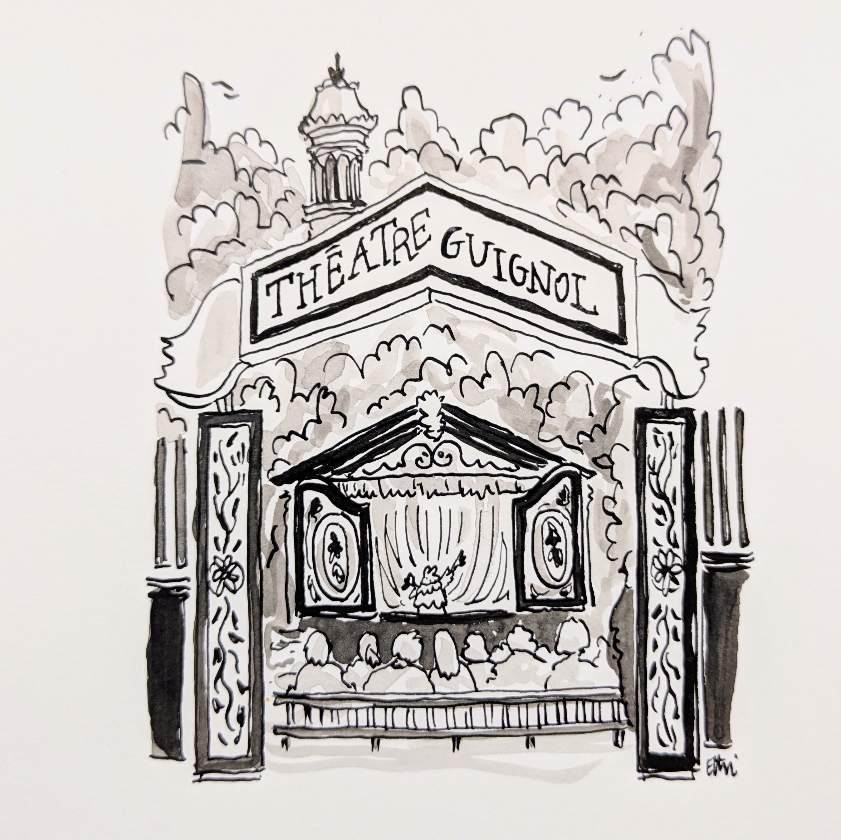 Original ! Théâtre Guignol - Noir