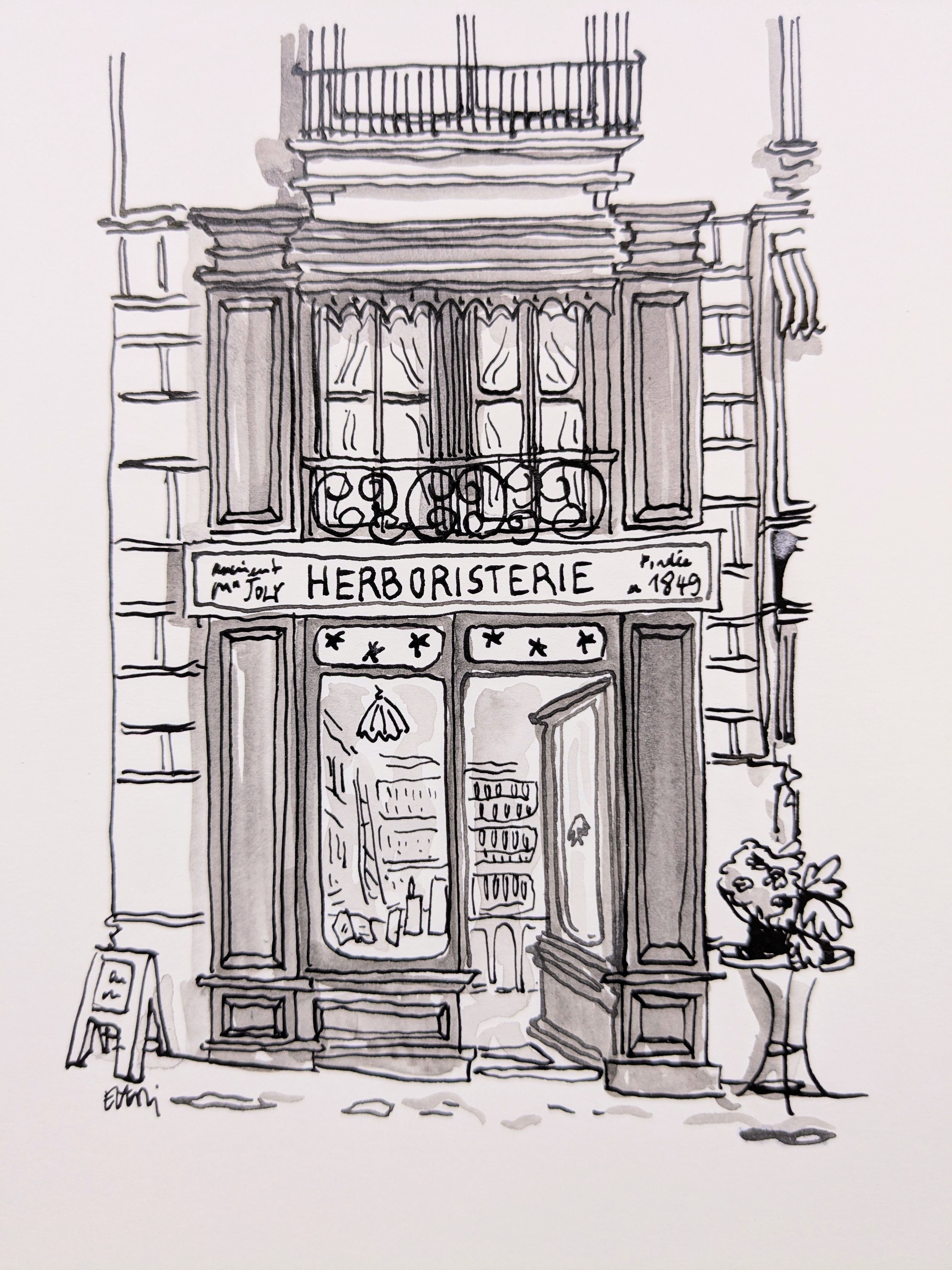 Original ! Herboristerie du Vieux Lyon - Noir