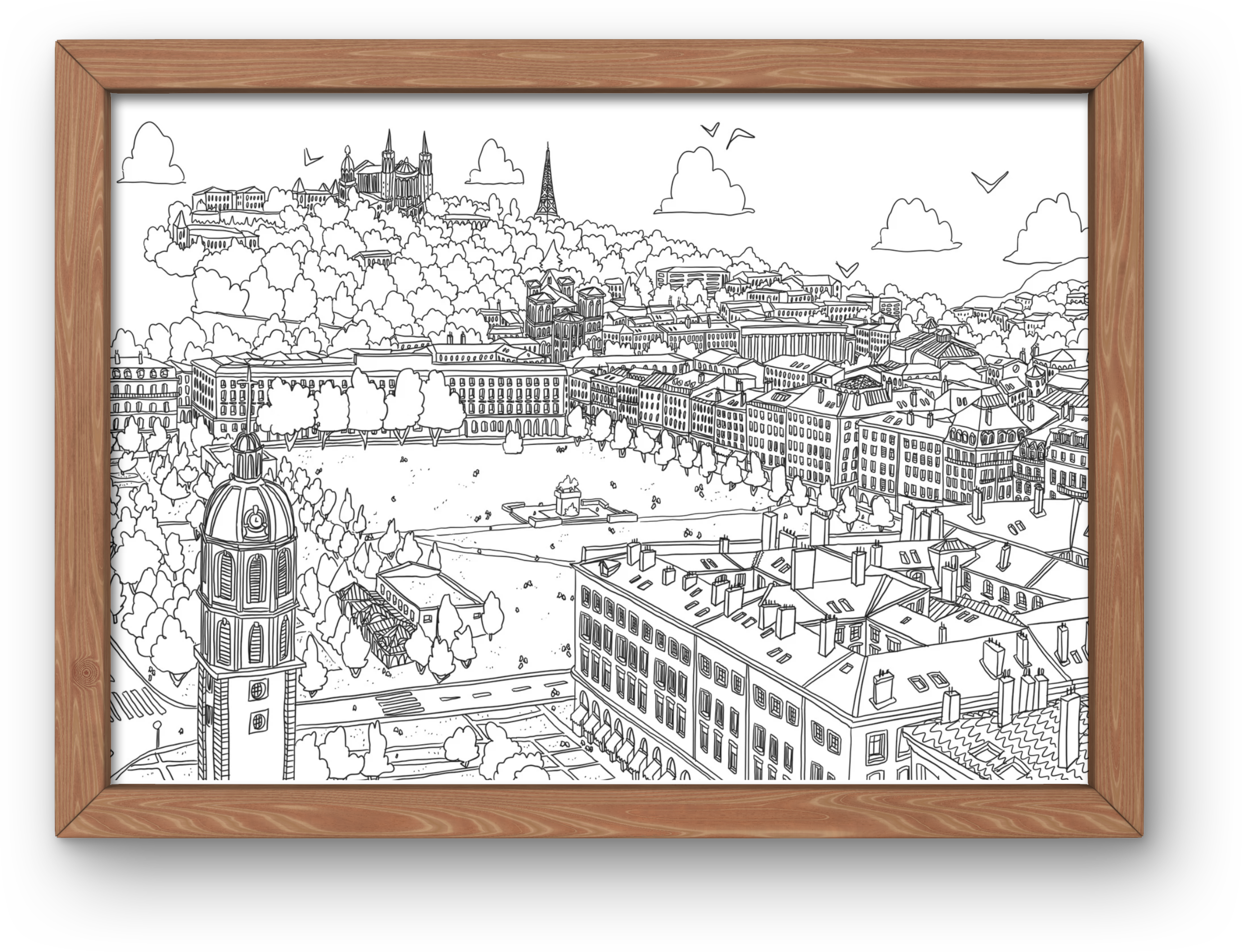 Bellecour à colorier
