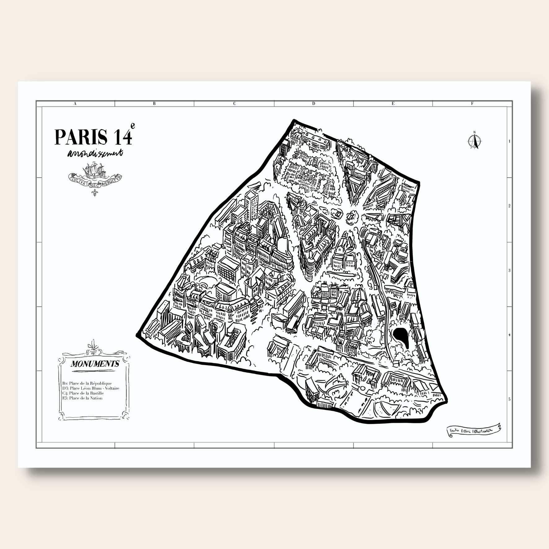 Les arrondissements de Paris