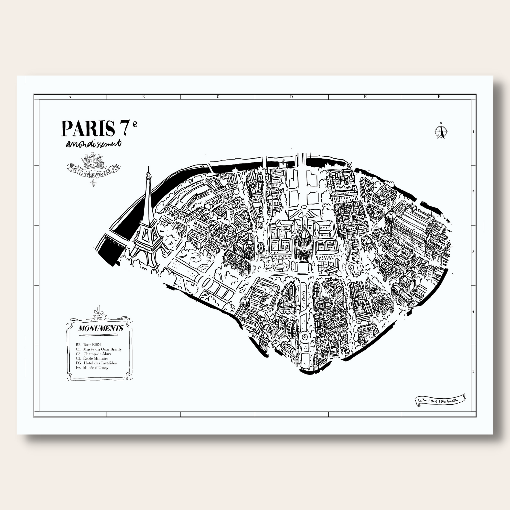 Les arrondissements de Paris