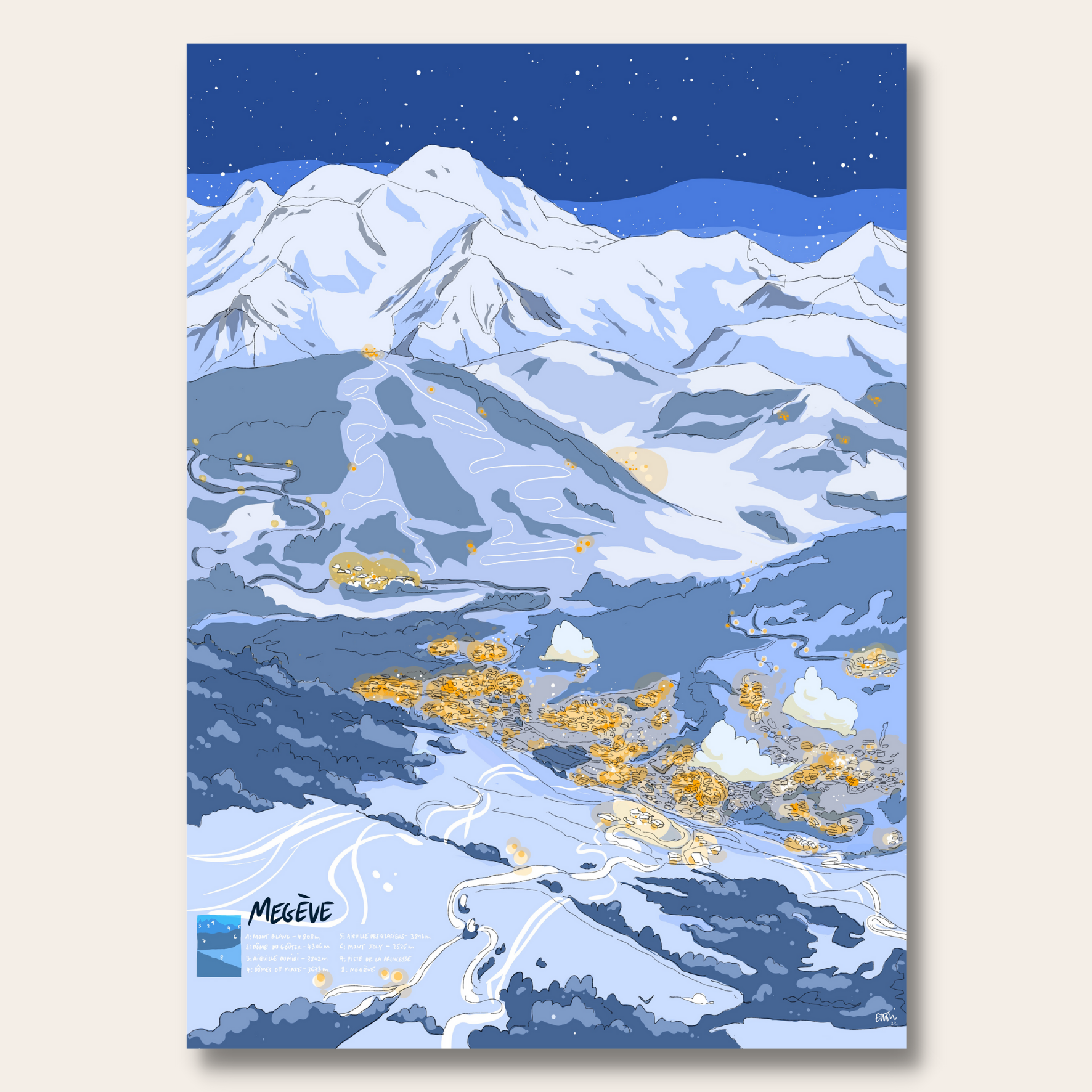 Poster Megève