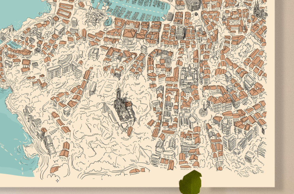 Poster Plan de Marseille