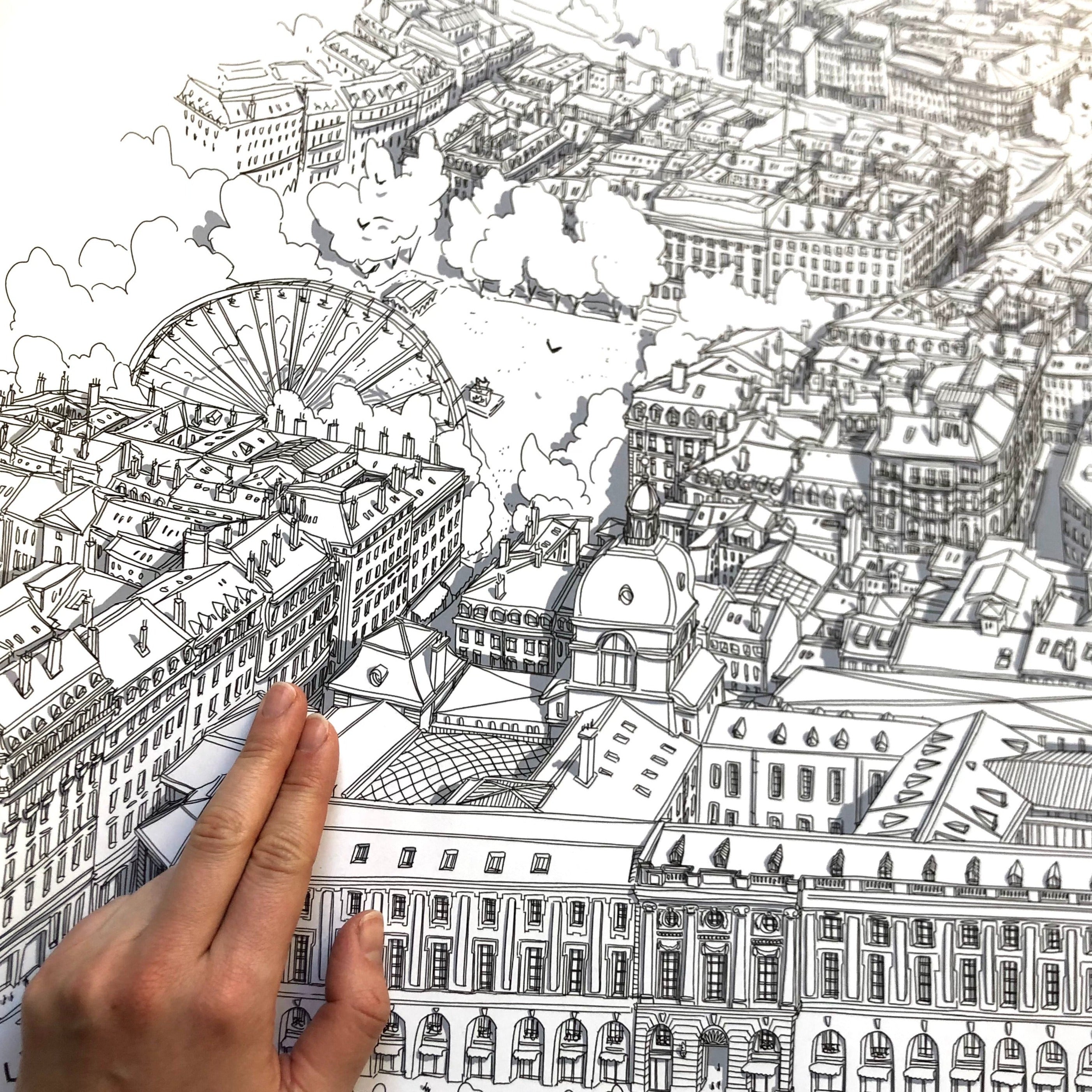 Poster Panoramique de Lyon