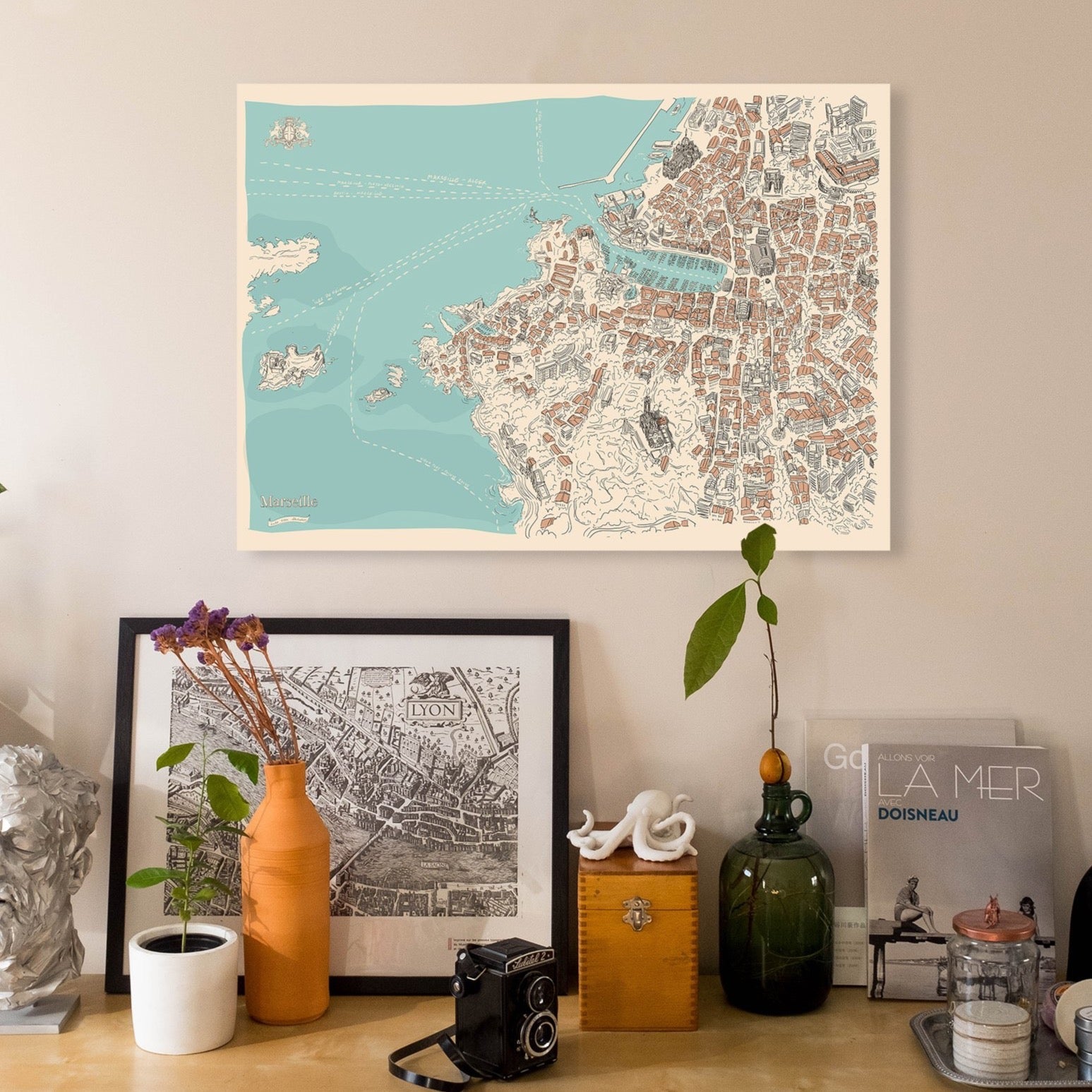 Poster Plan de Marseille